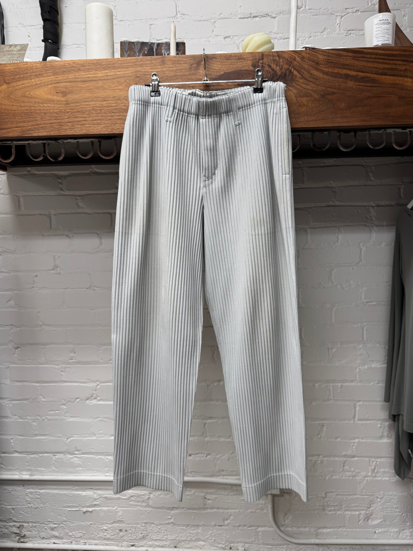 Issey Miyake ‘Homme Plisse’ Grey Wide Leg Pants