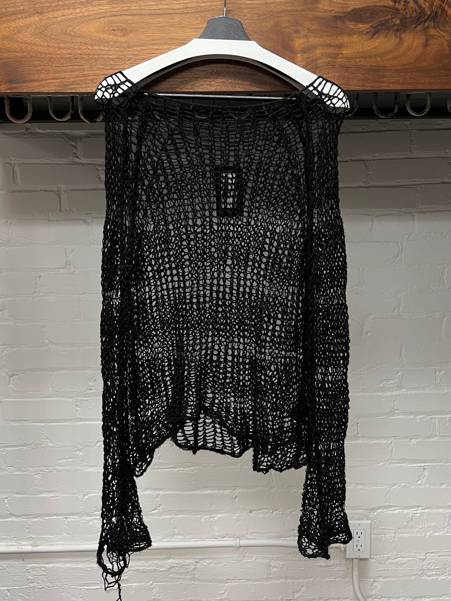 Isabel Benenato Loose Gauge Distressed Knit Sweater