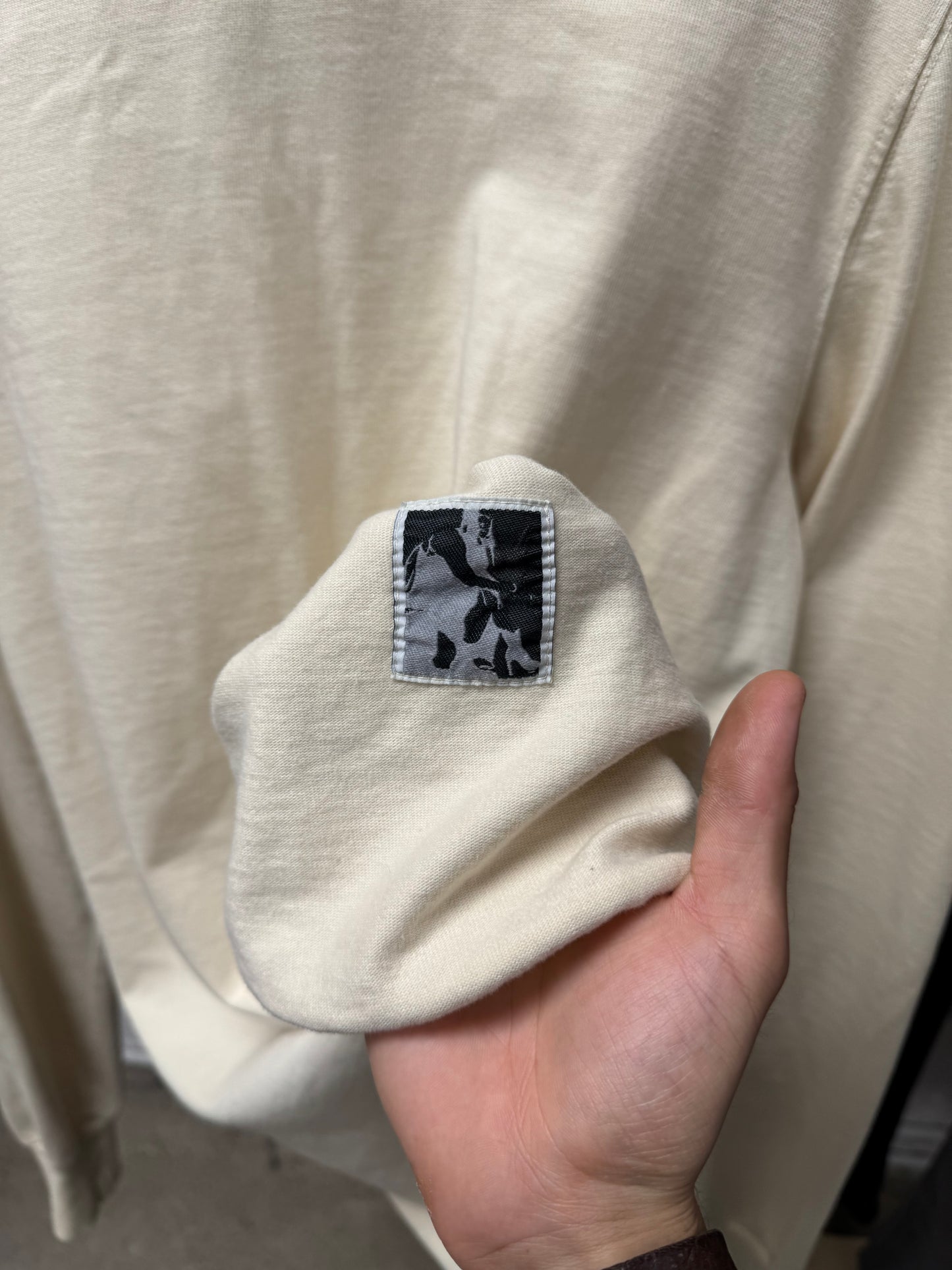 Rick Owens ‘Natural’ Cream White Sweatshirt