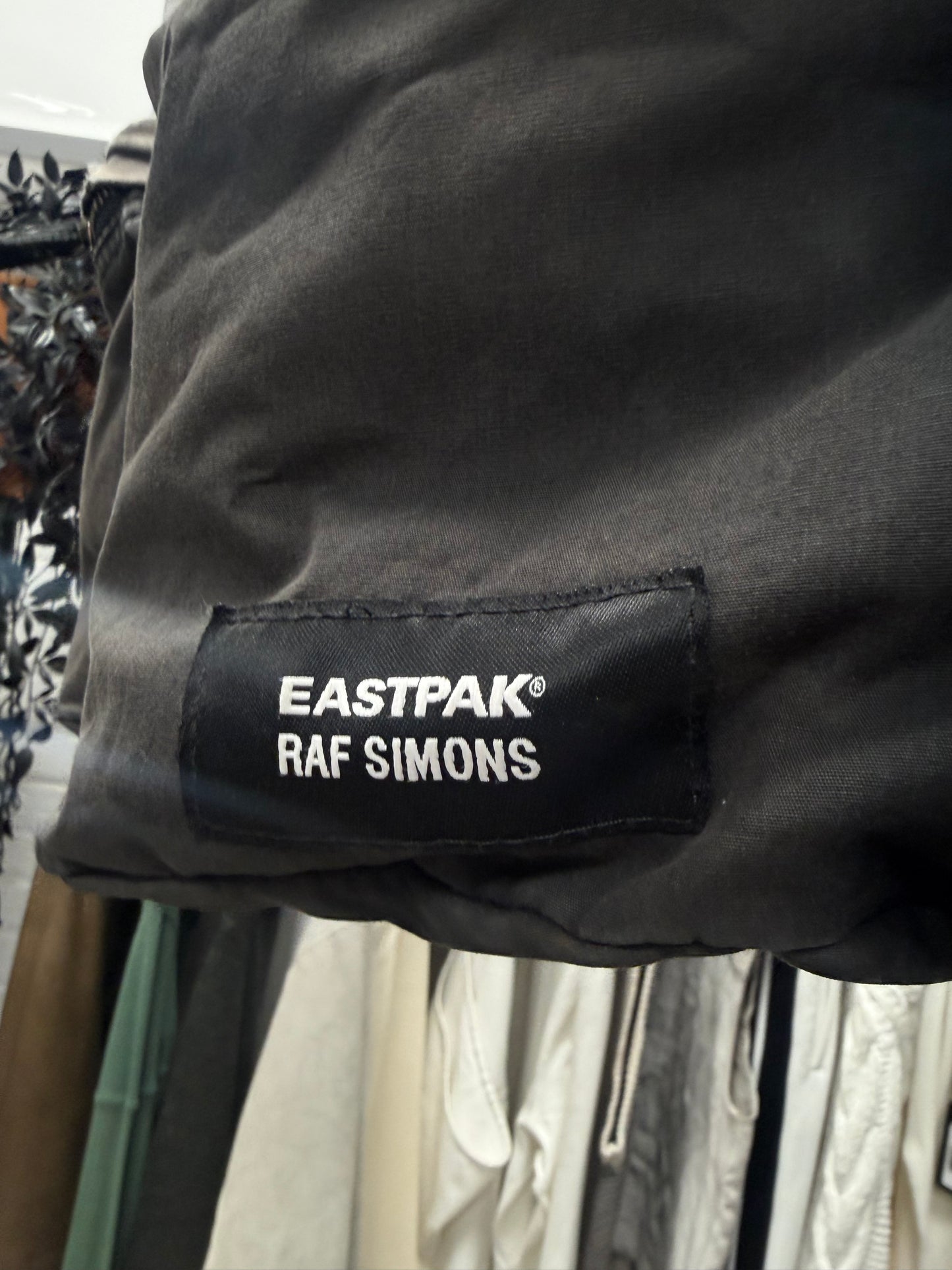 SS2019 Raf Simons x Eastpak ‘Couple’ Black/White Portrait Backpack