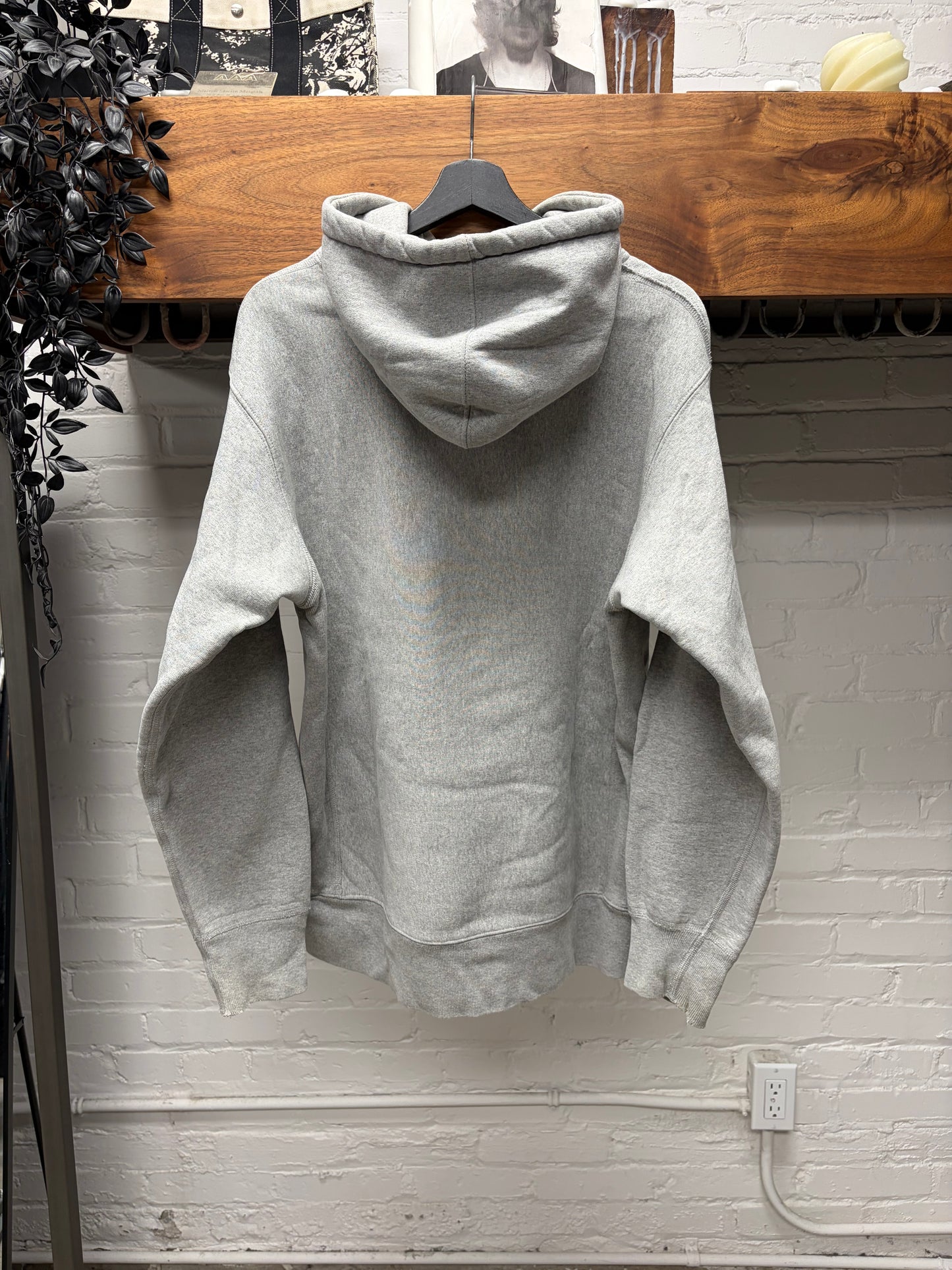 1999 Supreme ‘Box Logo’ Grey/Grey Cotton Pullover Hoodie