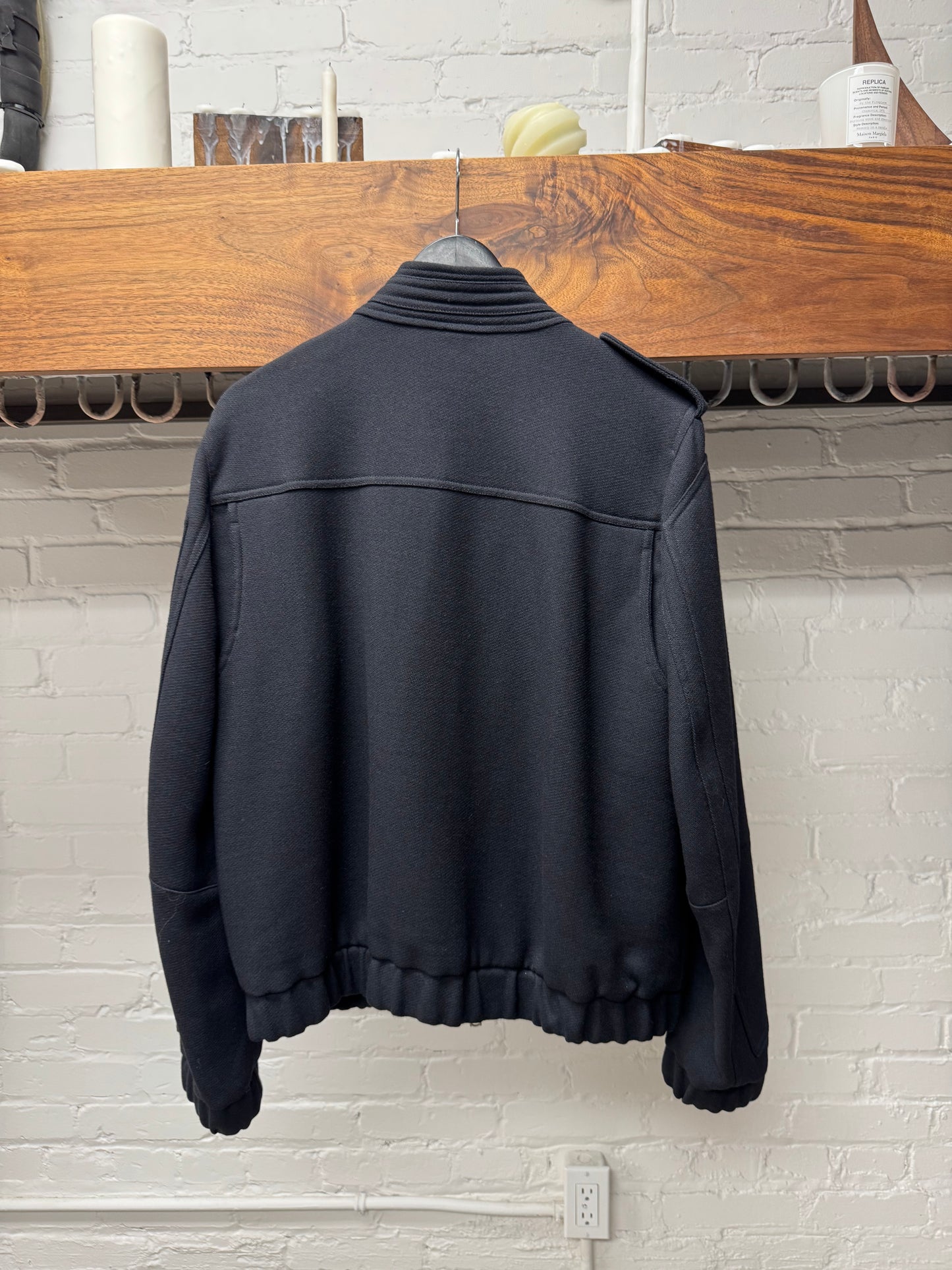 Dries Van Noten ‘Naval’ Military Button Snap Bomber Jacket