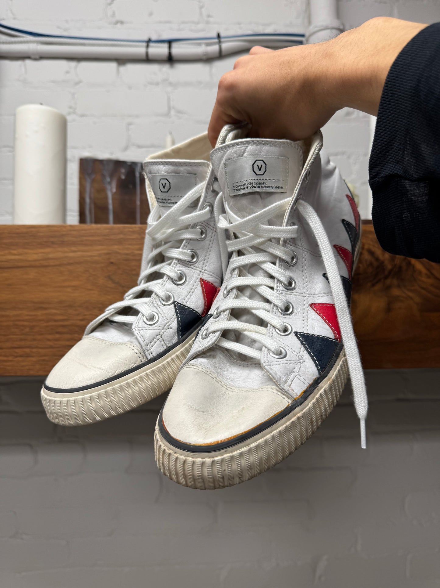 Visvim ‘Keifer’ Leather High Top Sneakers