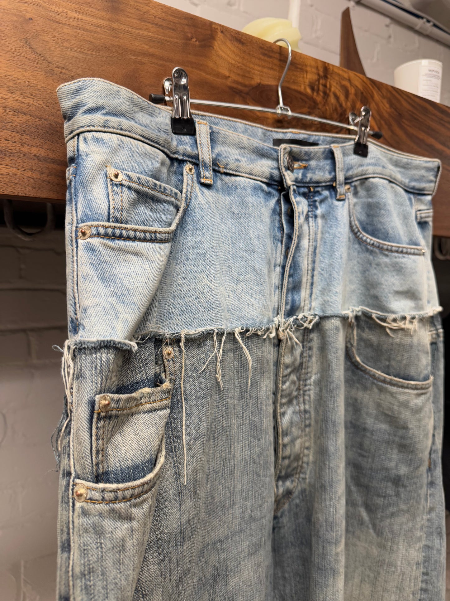AW2024 Balenciaga ‘Cut Up’ Double Waisted Denim