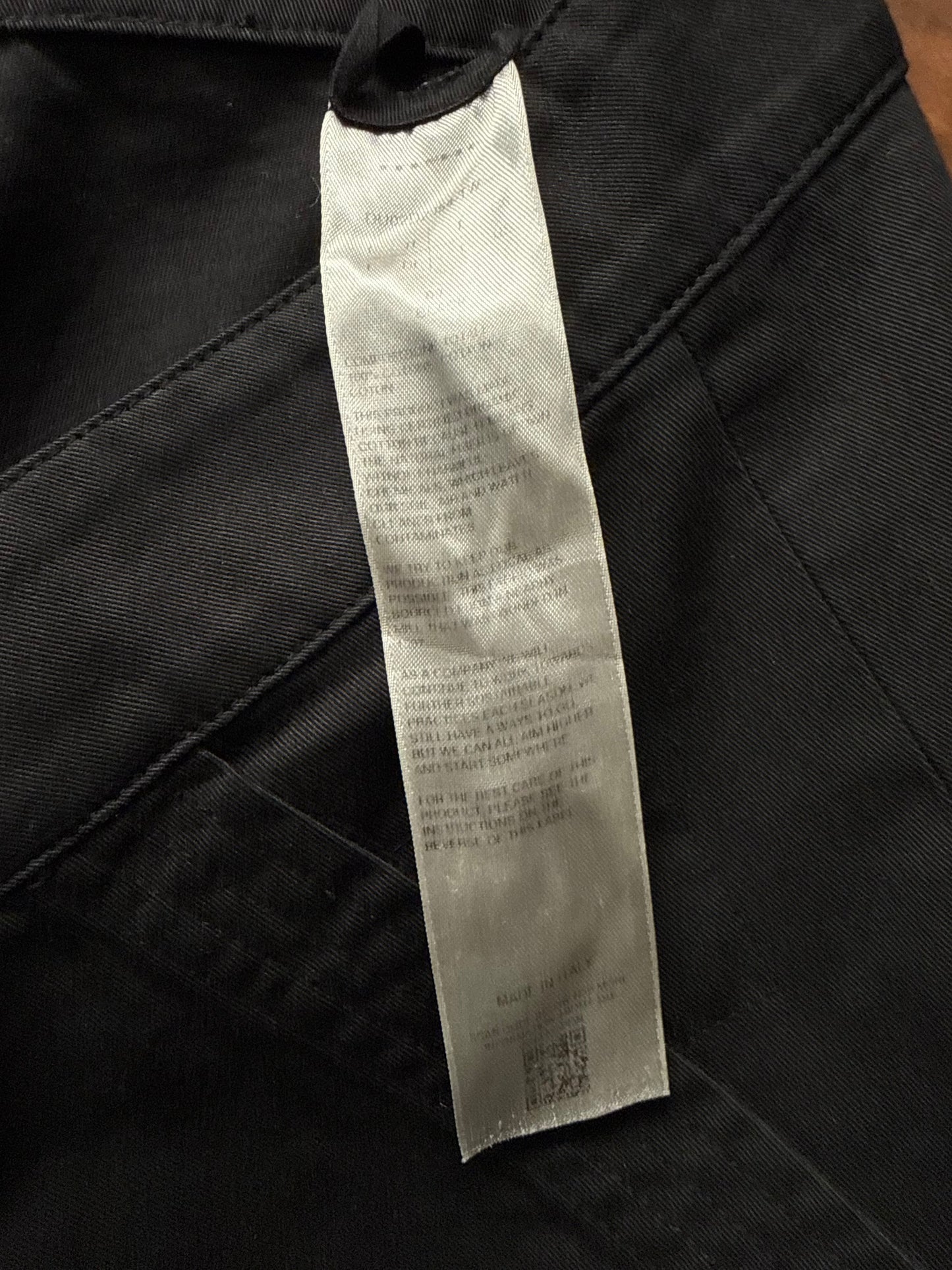 SS2024 Rick Owens ‘Lido’ Straight Leg Cotton Twill Cargo Pants