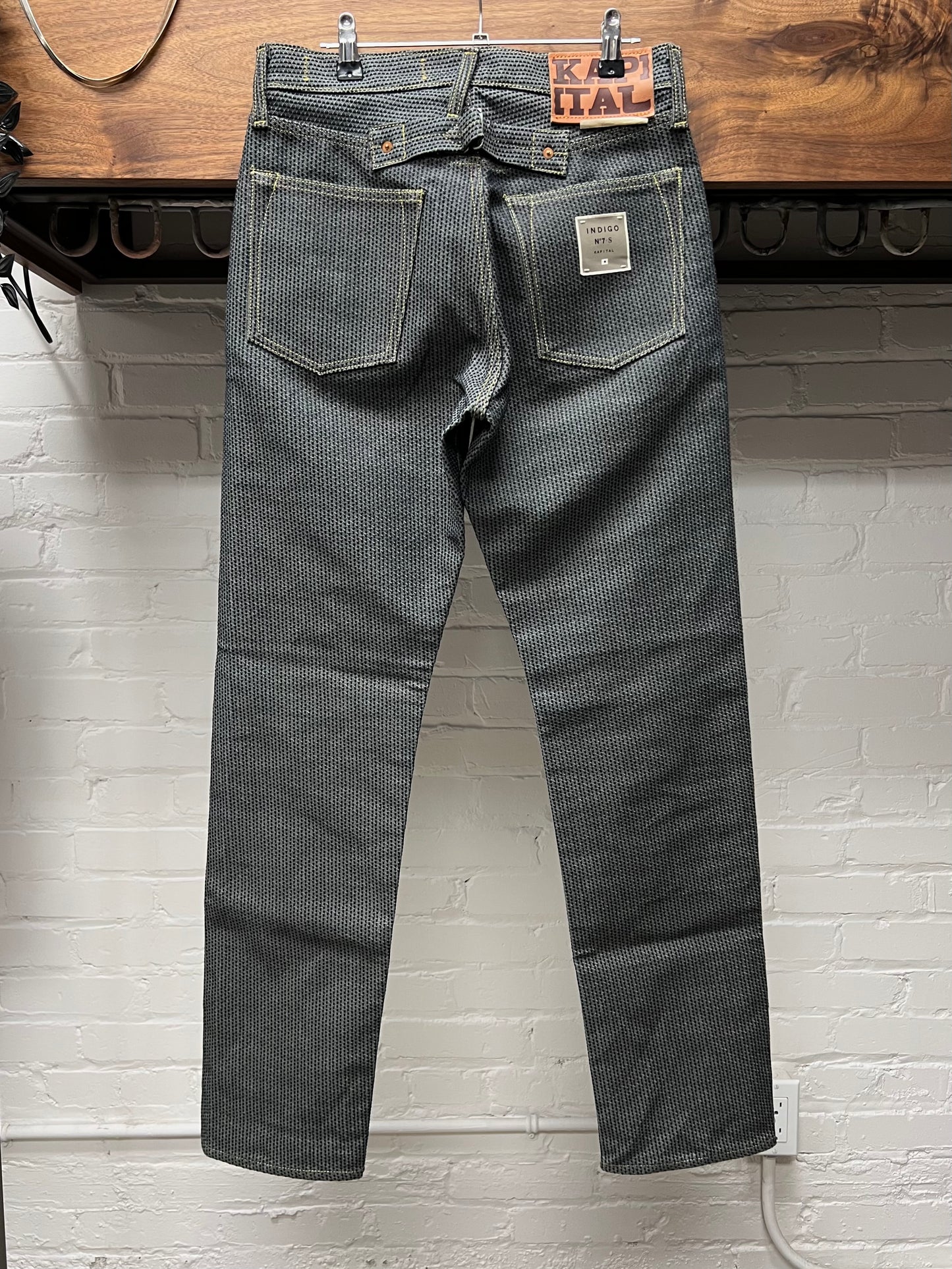 Kapital Century Slim Cut Sea Foam Green Denim