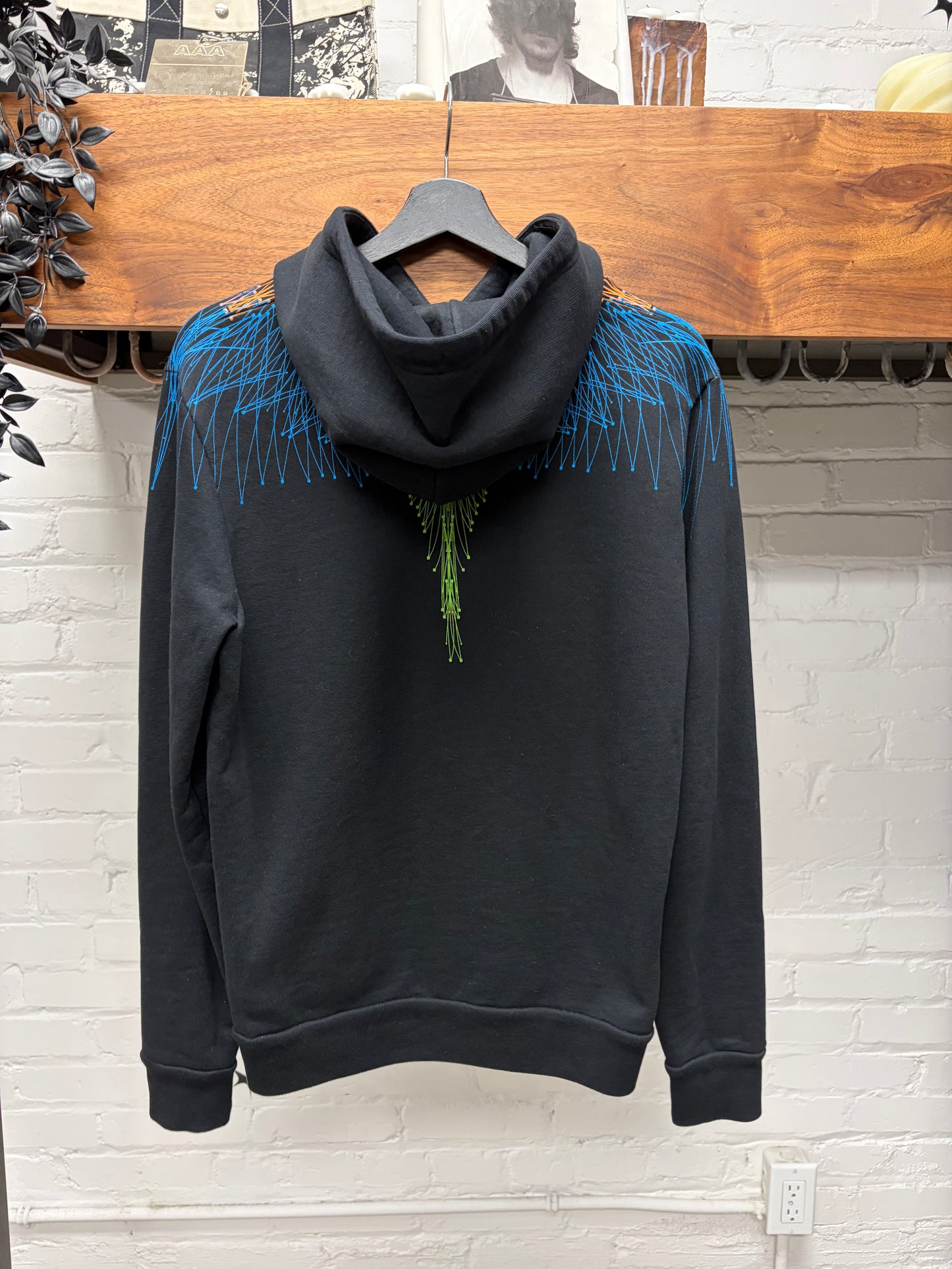 Marcelo Burlon ‘Wings’ Shoulder Detailed Hoodie