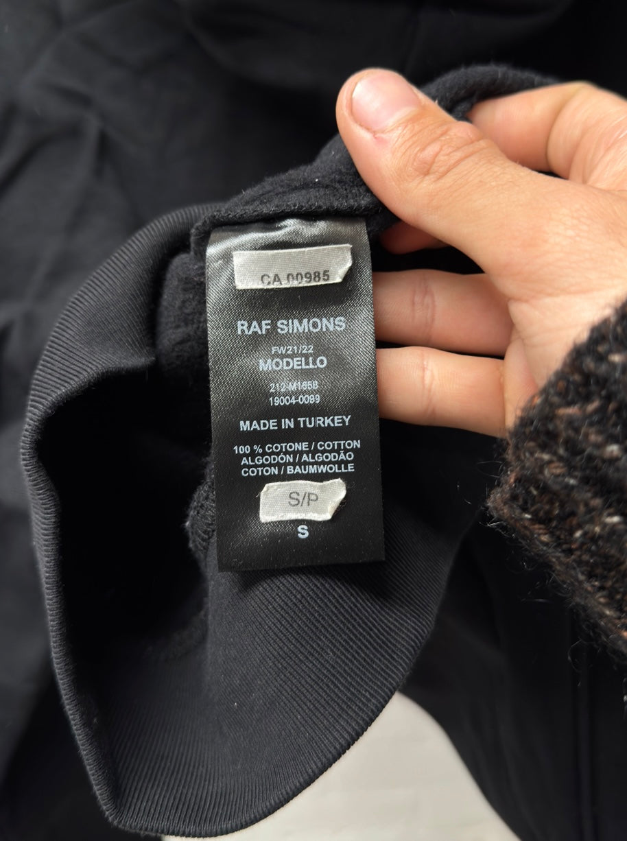 AW2021 Raf Simons ‘Synchronicity’ Red/Black Drawstring Hoodie