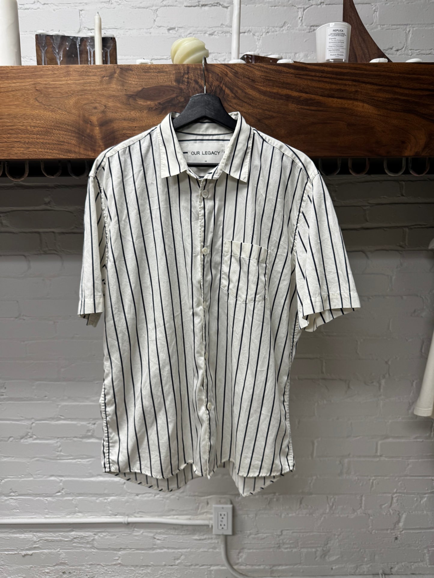 Our Legacy Striped ‘Mother of Pearl’ Button Up Shirt