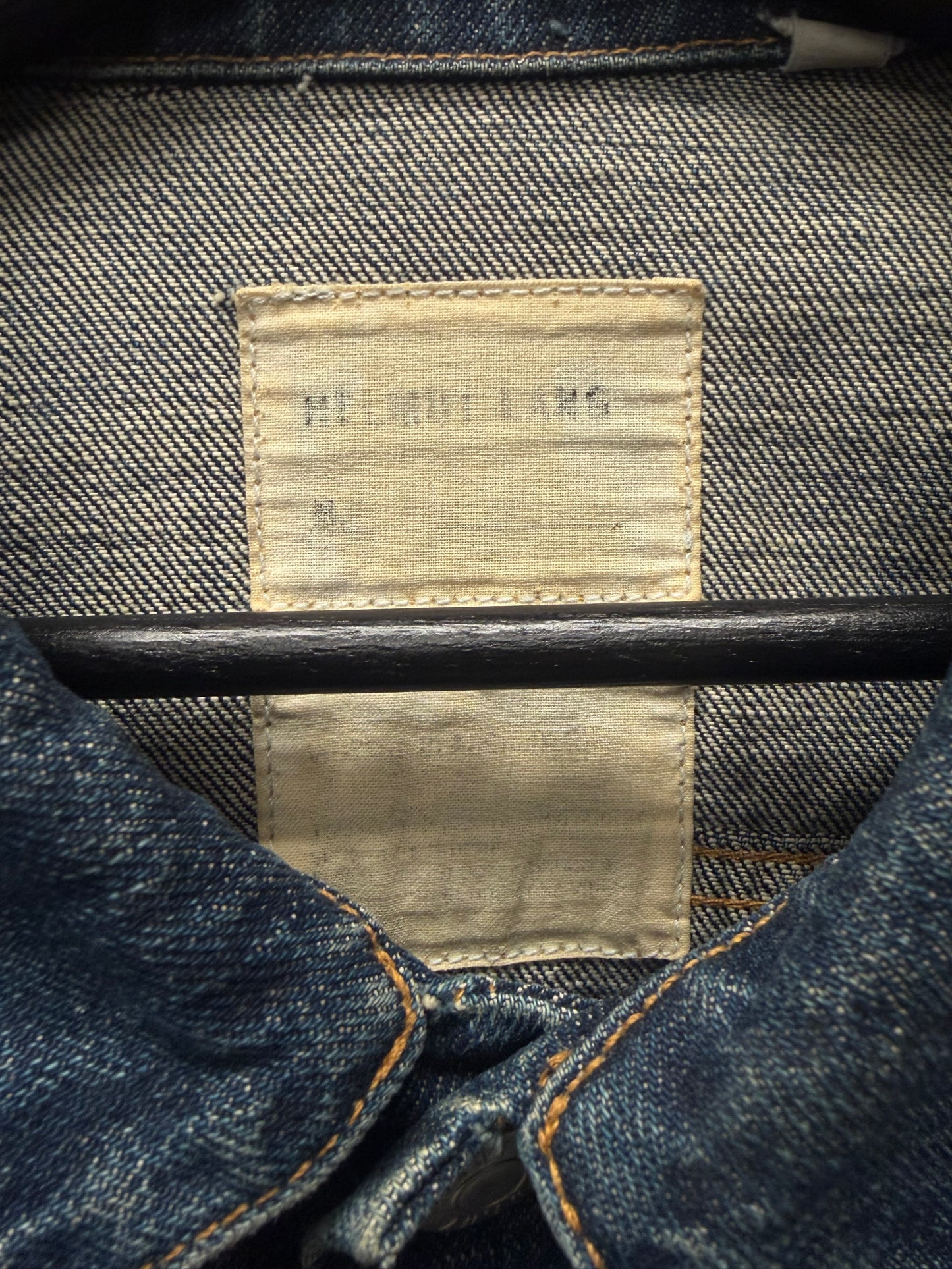 Vintage Helmut Lang True Washed Blue Denim Trucker Jacket