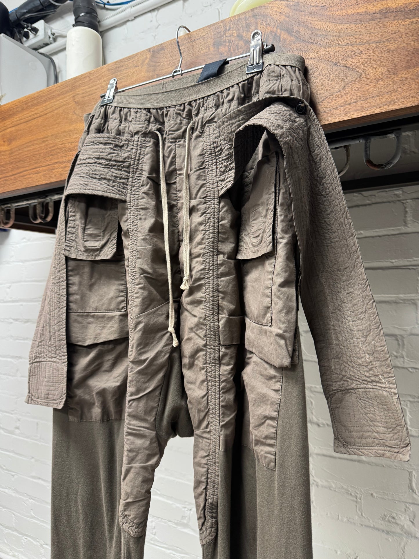 AW2007 Rick Owens ‘Exploder’ Creatch Dust Cargo Pants