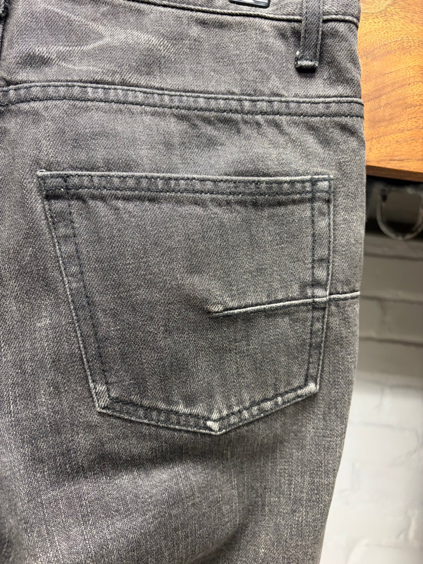 Dior Homme by Kris Van Assche ‘Clawmark’ Washed Grey Skinny Jeans