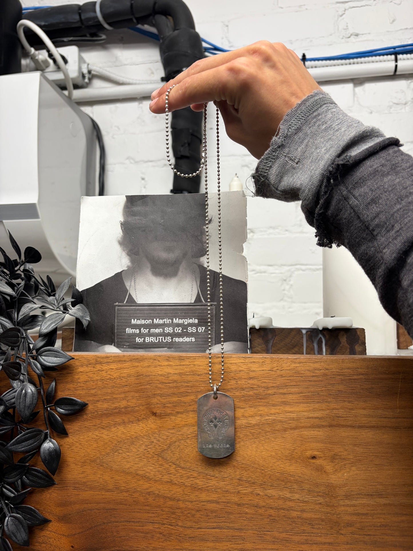 Chrome Hearts .925 Silver Ball Chain Necklace