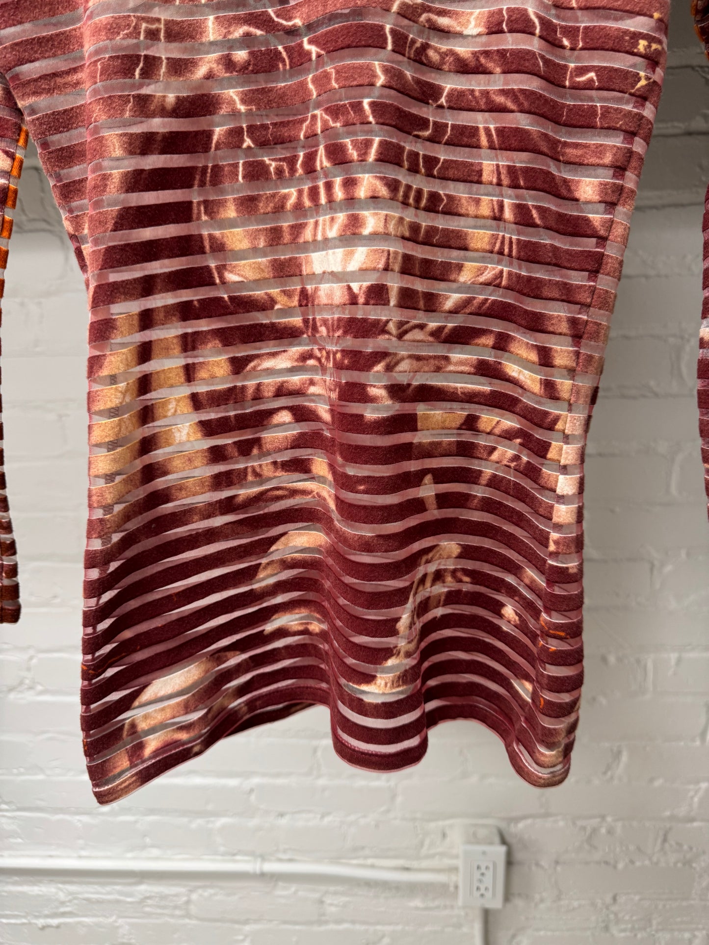 SS2001 Jean Paul Gaultier ‘Satan’ Mesh 3/4 Length Mesh Shirt