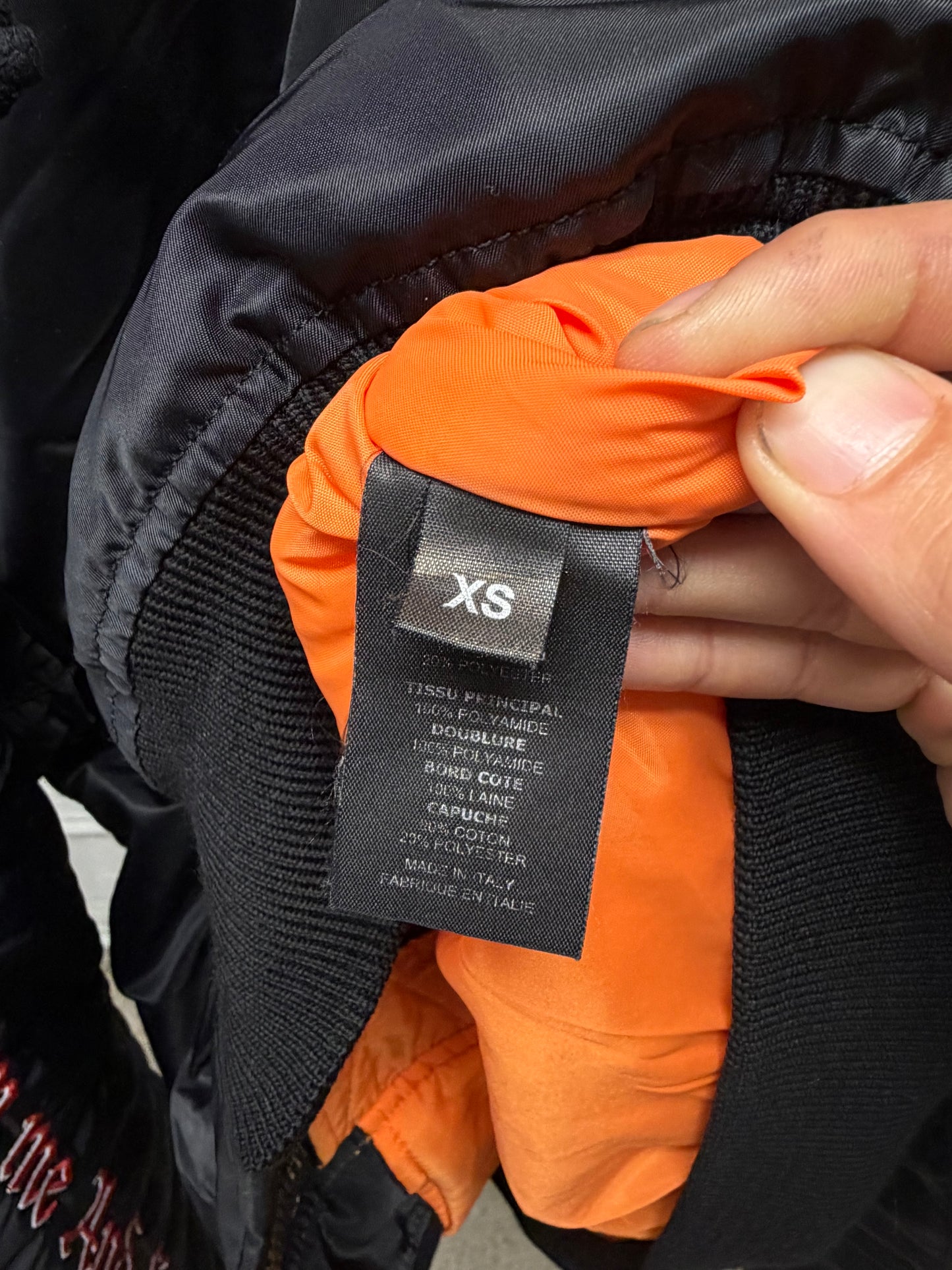 AW2017 Vetements Pour Homme ‘Total Fucking Darkness’ Bomber Jacket
