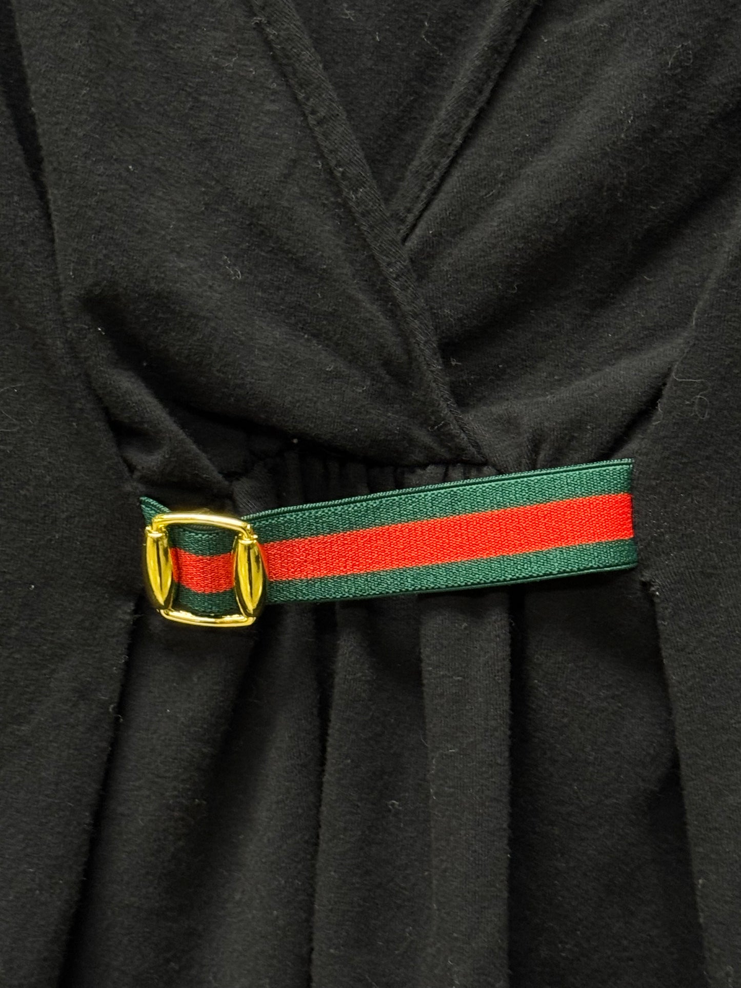SS2009 Gucci Belted Black Top