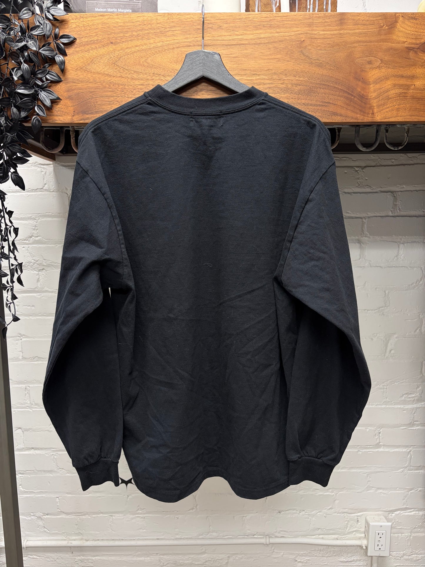 Hysteric Glamour ‘Grunge’ Guitar Smash Black Long Sleeve Shirt