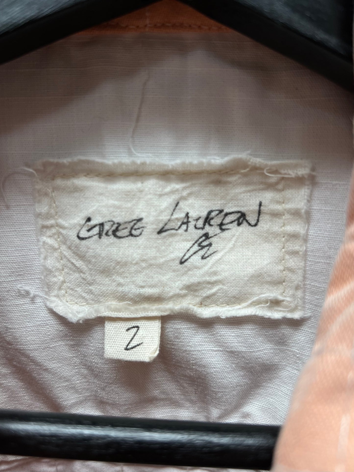 Greg Lauren Pink Denim Reconstructed Denim Jacket