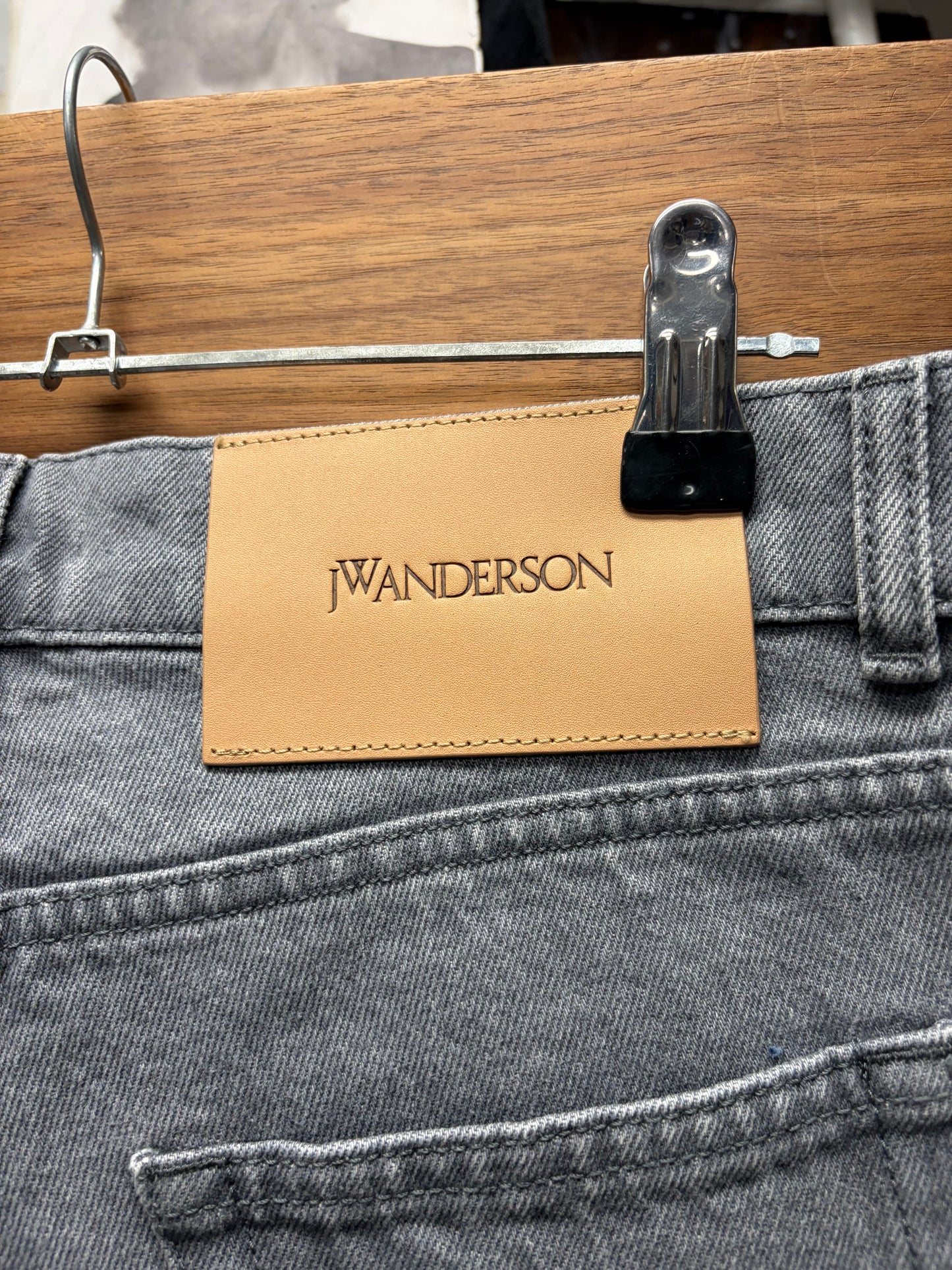 J.W. Anderson Light Grey Bootcut Flared Jeans