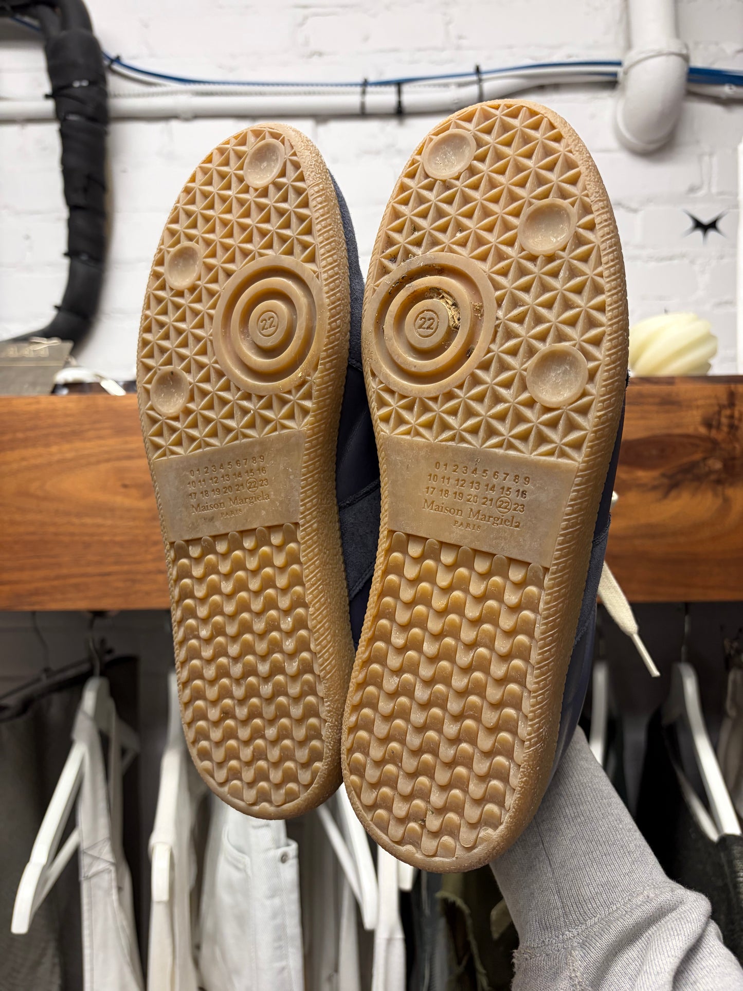 Maison Margiela G.A.T. Indigo Blue/Gum Sole Sneakers