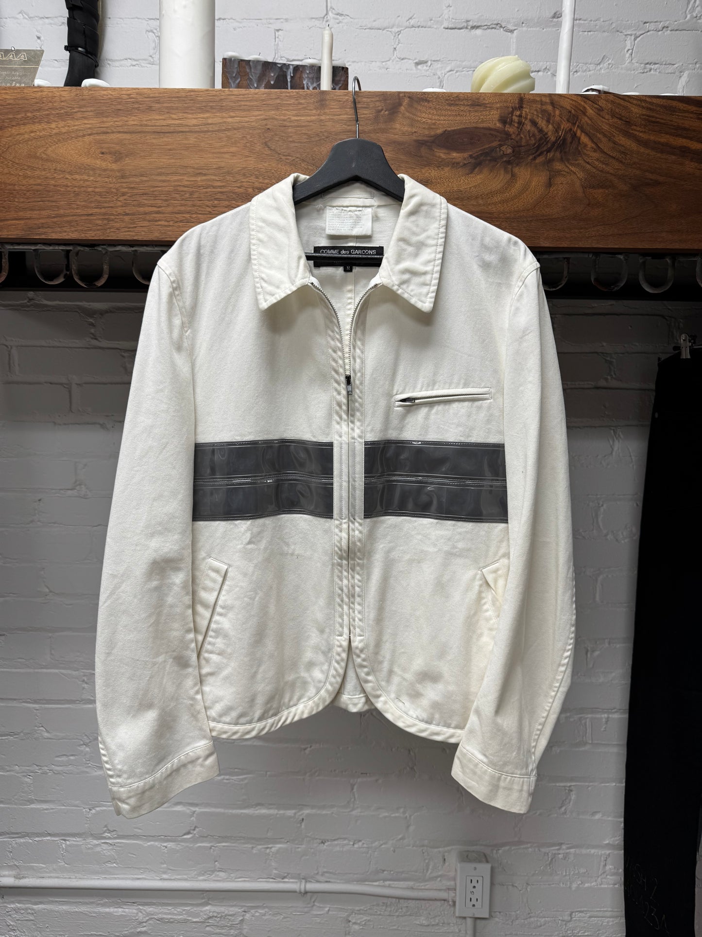 SS1992 Comme Des Garçons Homme Plus ‘3M’ Zip-Up Chore Jacket