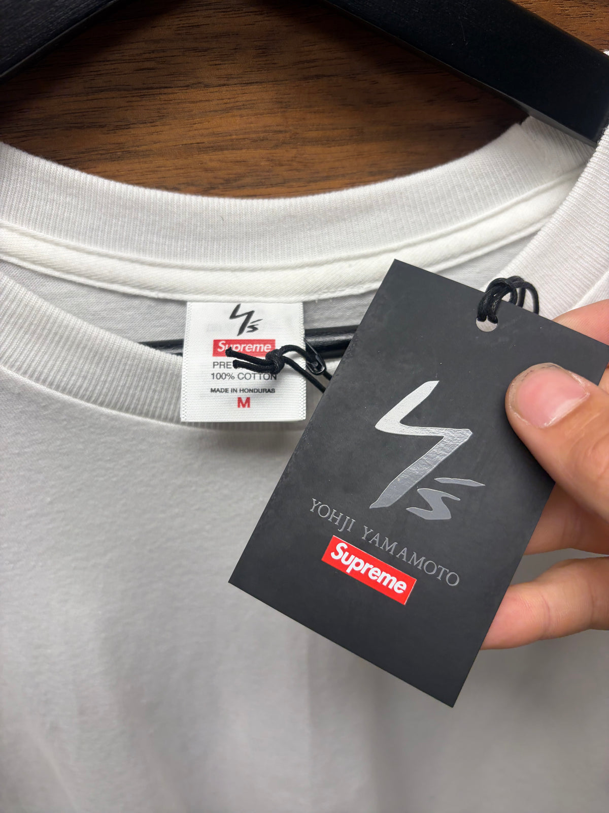 AW2025 Supreme x Yohji Yamamoto ‘Spider’ Graphic White Long Sleeve Shirt