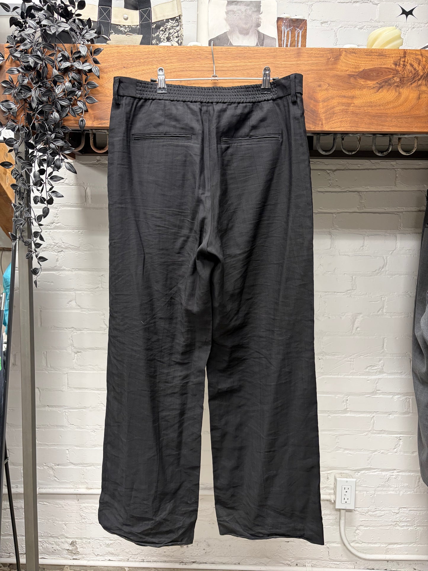 Our Legacy Wide Leg Black Cotton ‘Sailor Pants’