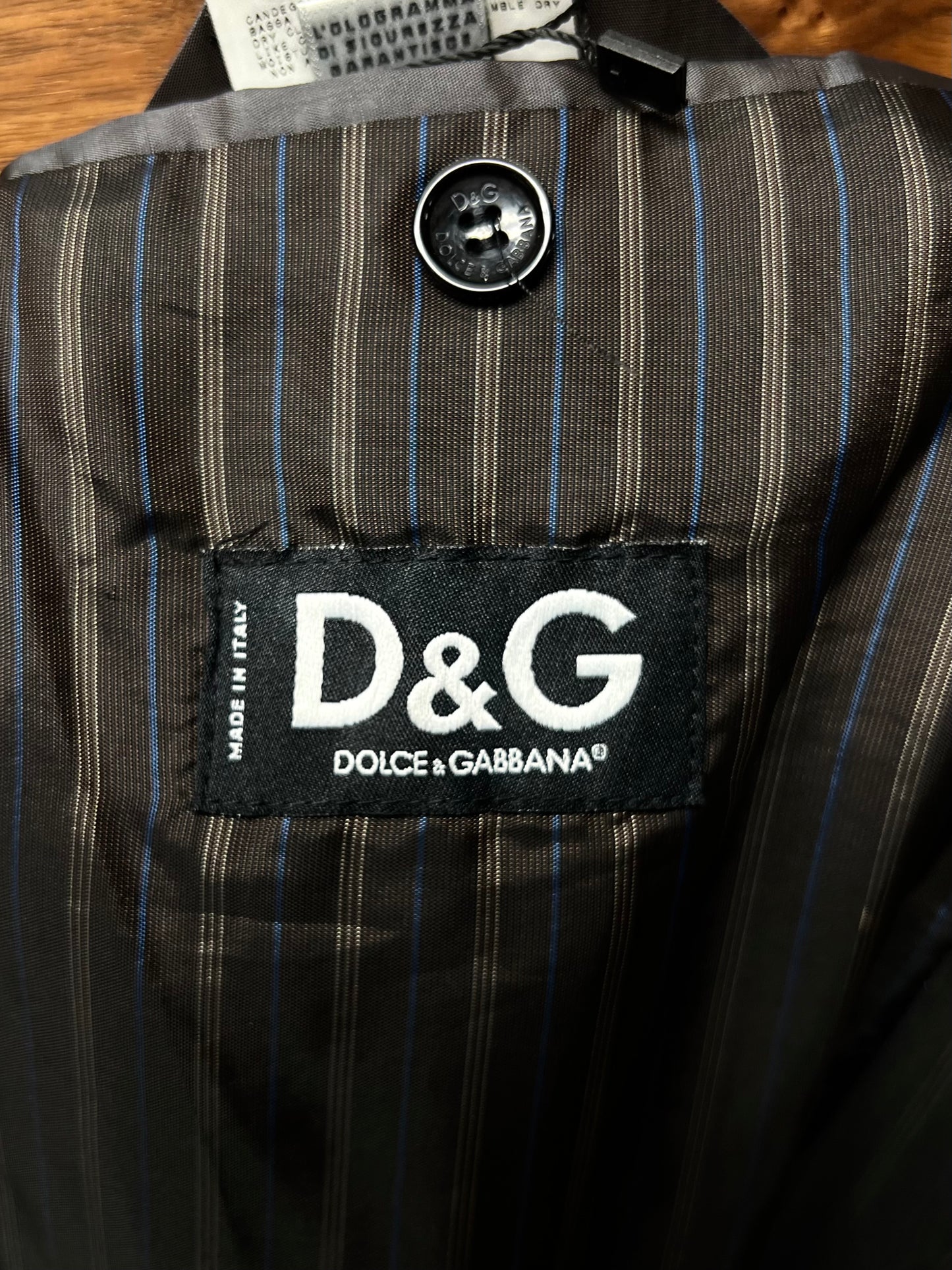 AW2003 Dolce & Gabbana ‘Spiral Zip’ Detachable Wool Coat