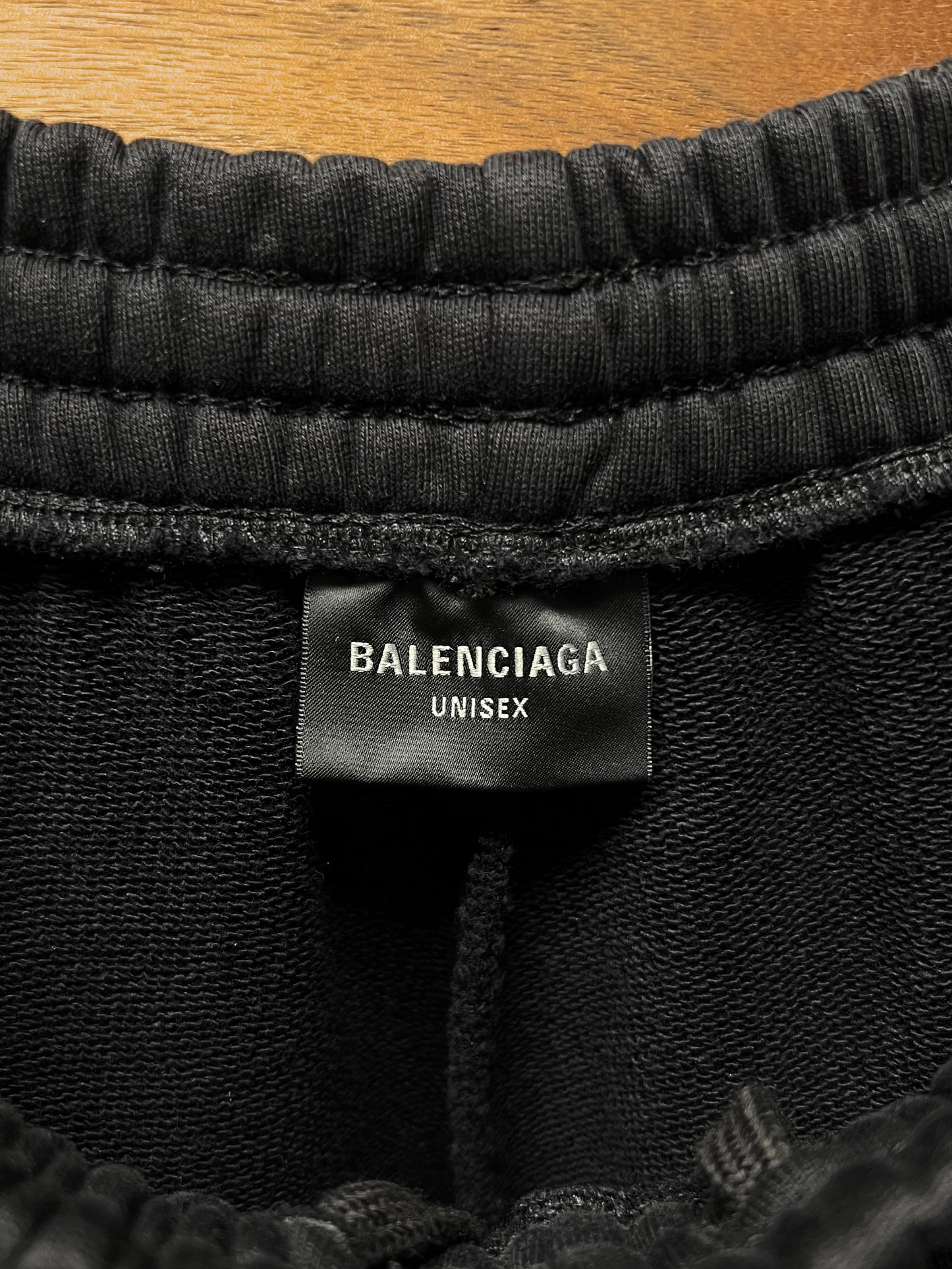 2023 Balenciaga Basic Logo Black Sweatpants