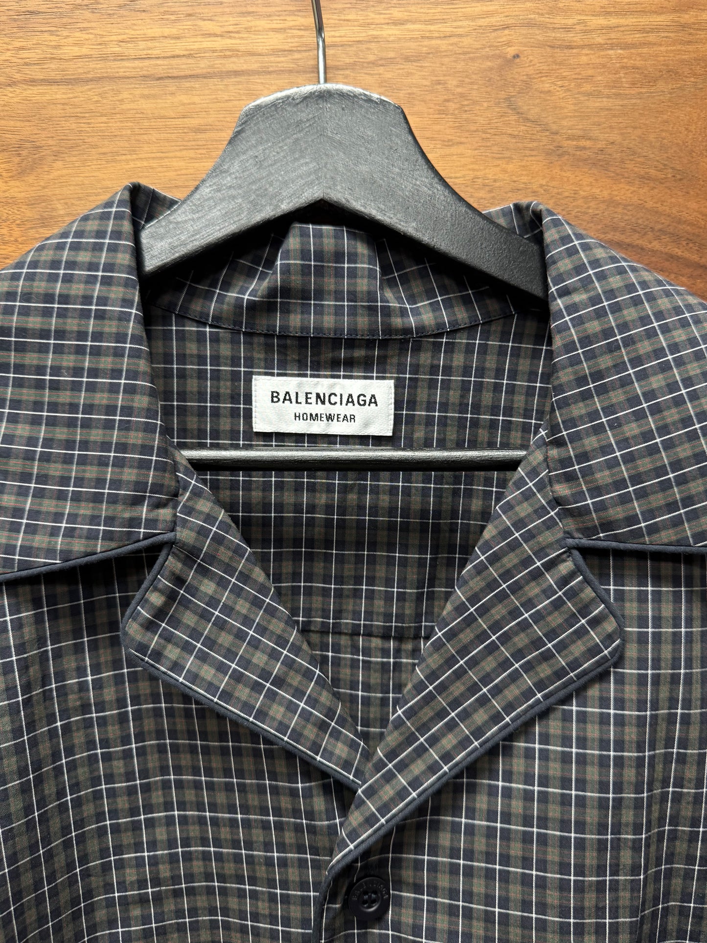 2020 Balenciaga ‘Hotels & Resorts’ Pyjama Shirt