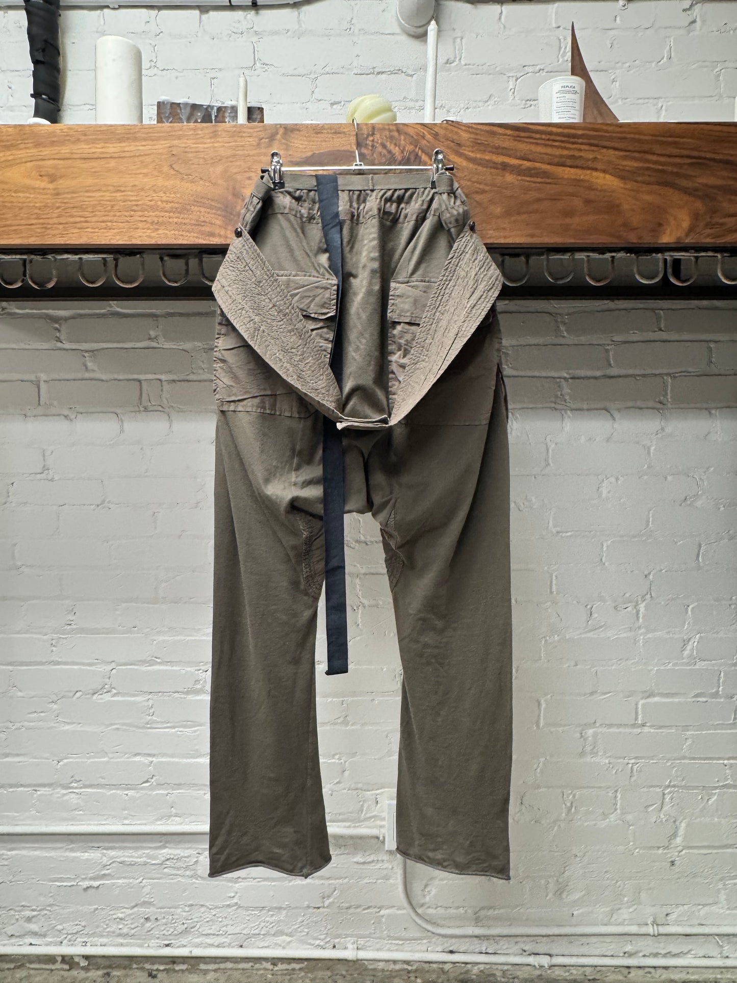 AW2007 Rick Owens ‘Exploder’ Creatch Dust Cargo Pants