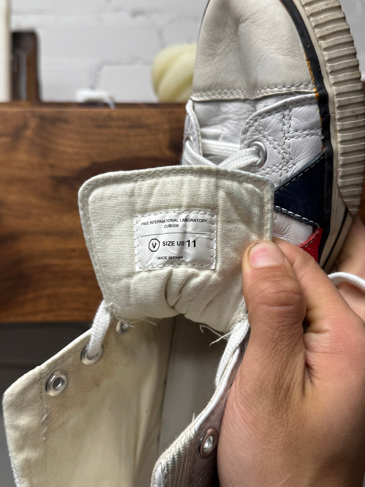 Visvim ‘Keifer’ Leather High Top Sneakers