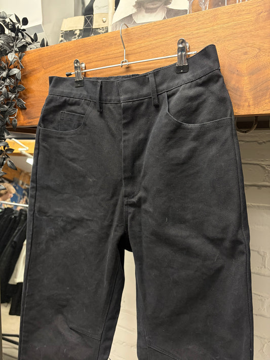 Entire Studios ‘Task’ Mid Rise Straight Leg Black Denim