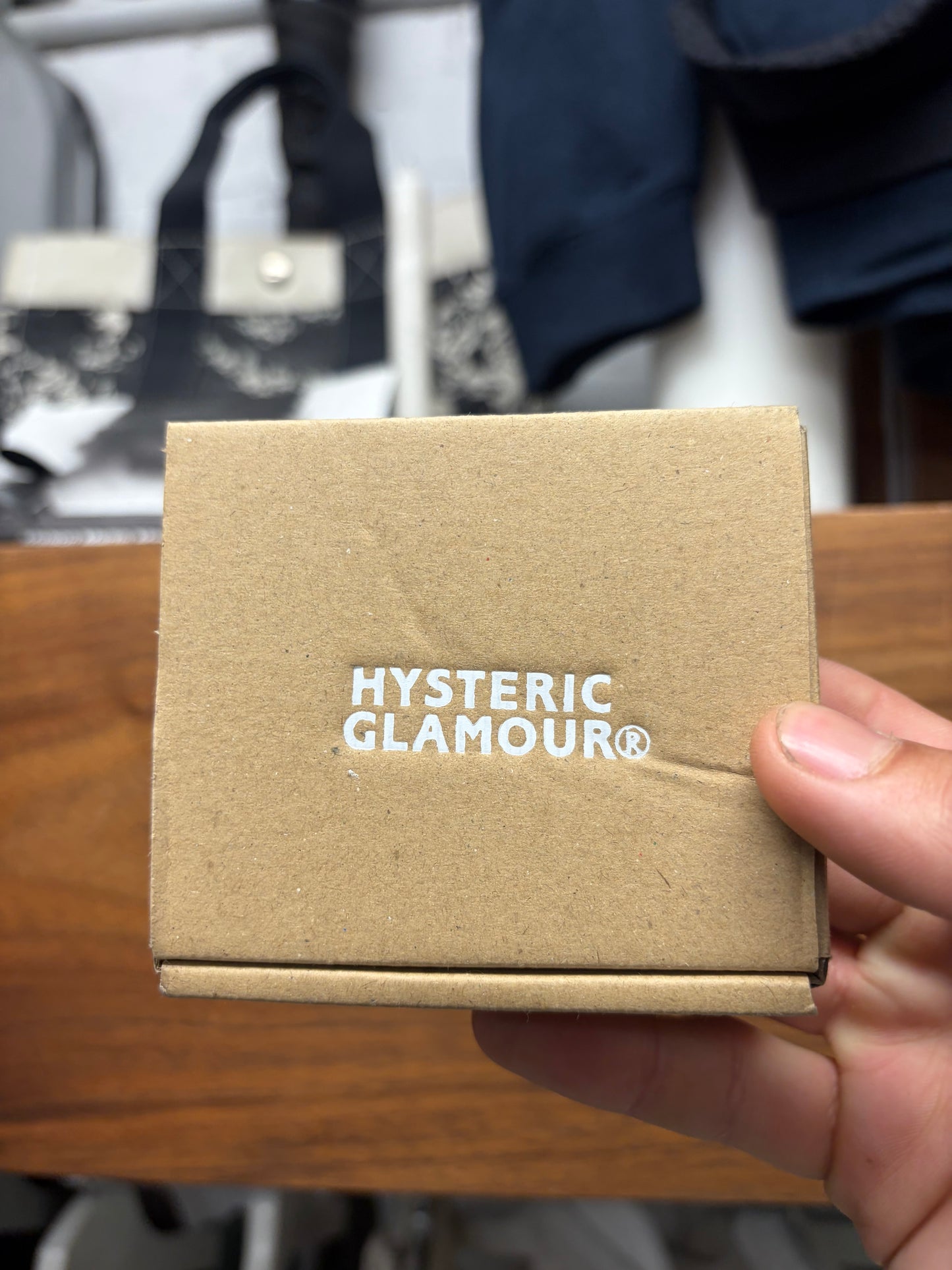 Hysteric Glamour ‘Guitar Pick’ Silver Tone Wallet Chain