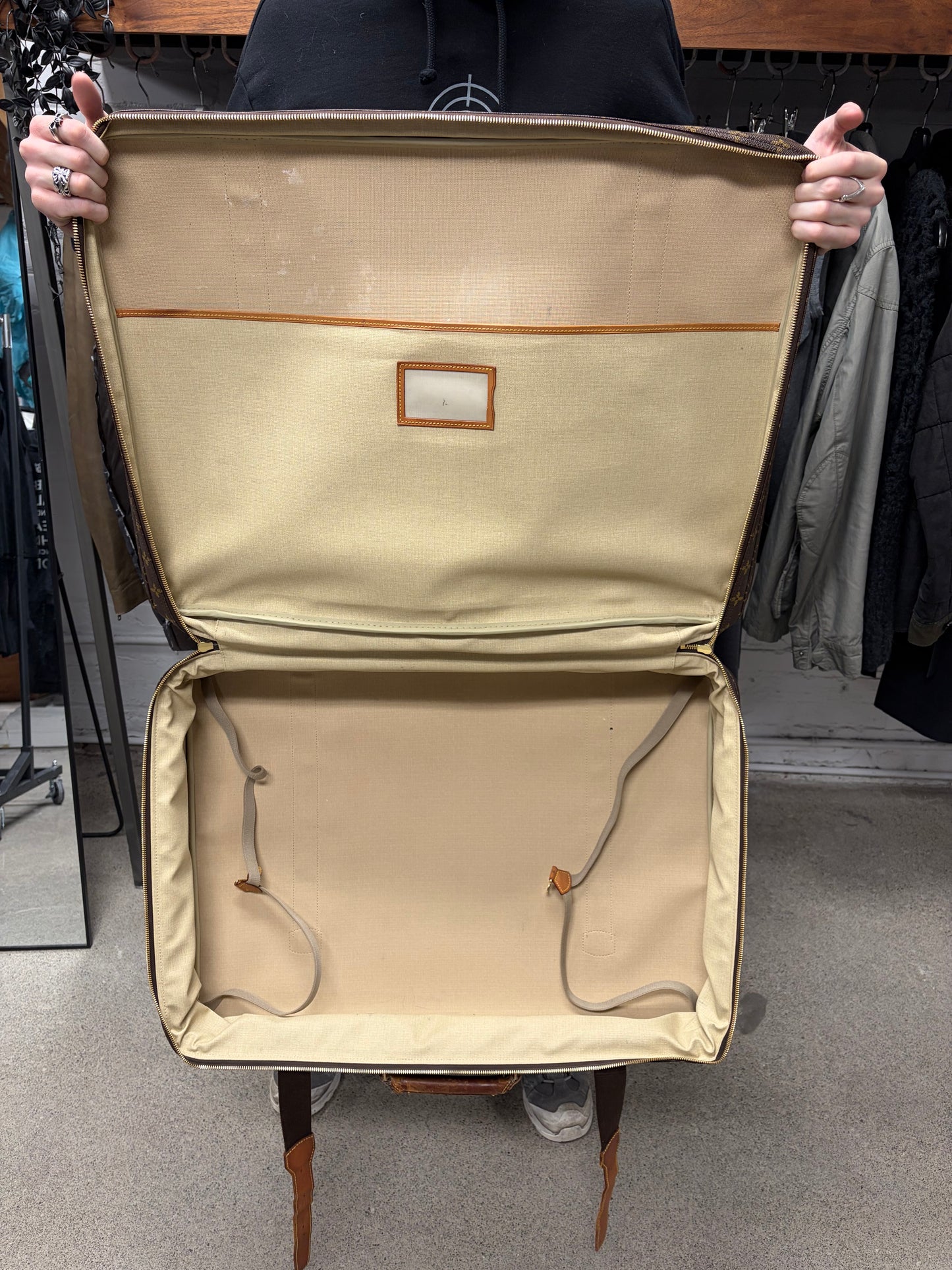 Louis Vuitton ‘Satellite 70’ Monogram Brown Suitcase