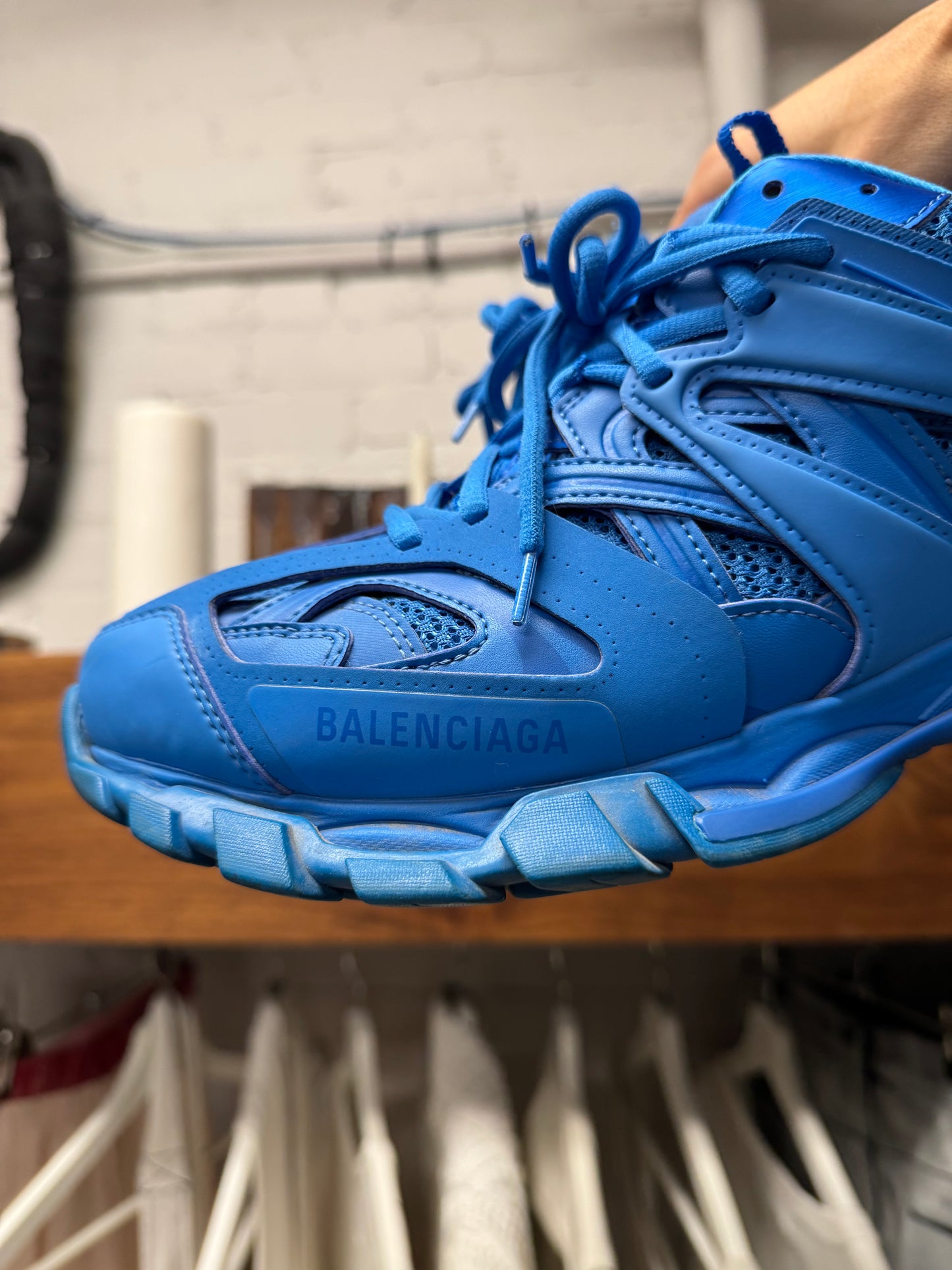 Balenciaga ‘Track 2.0’ Blue Low Top Trainers