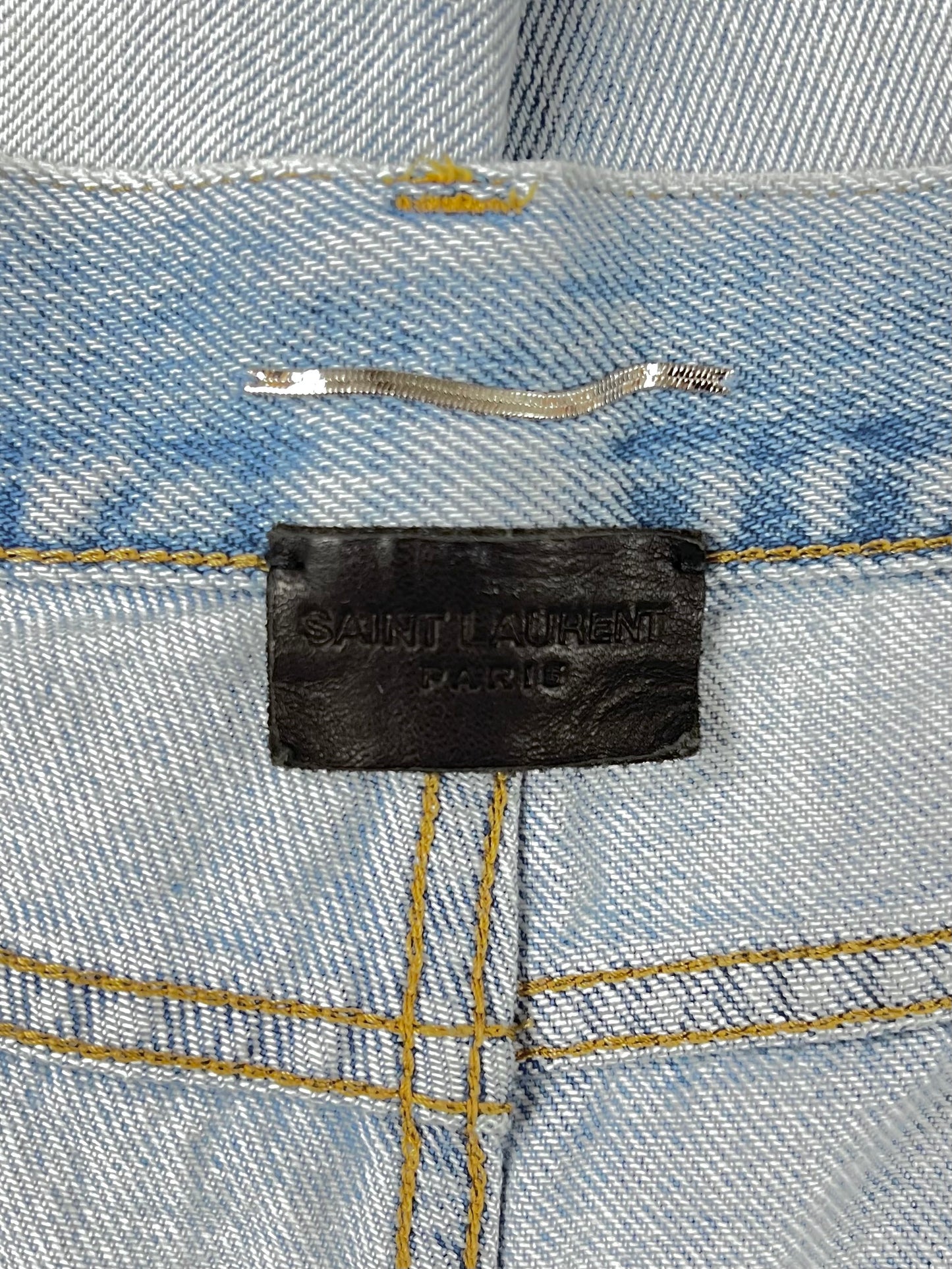 Saint Laurent D18 Light Wash Blue Denim