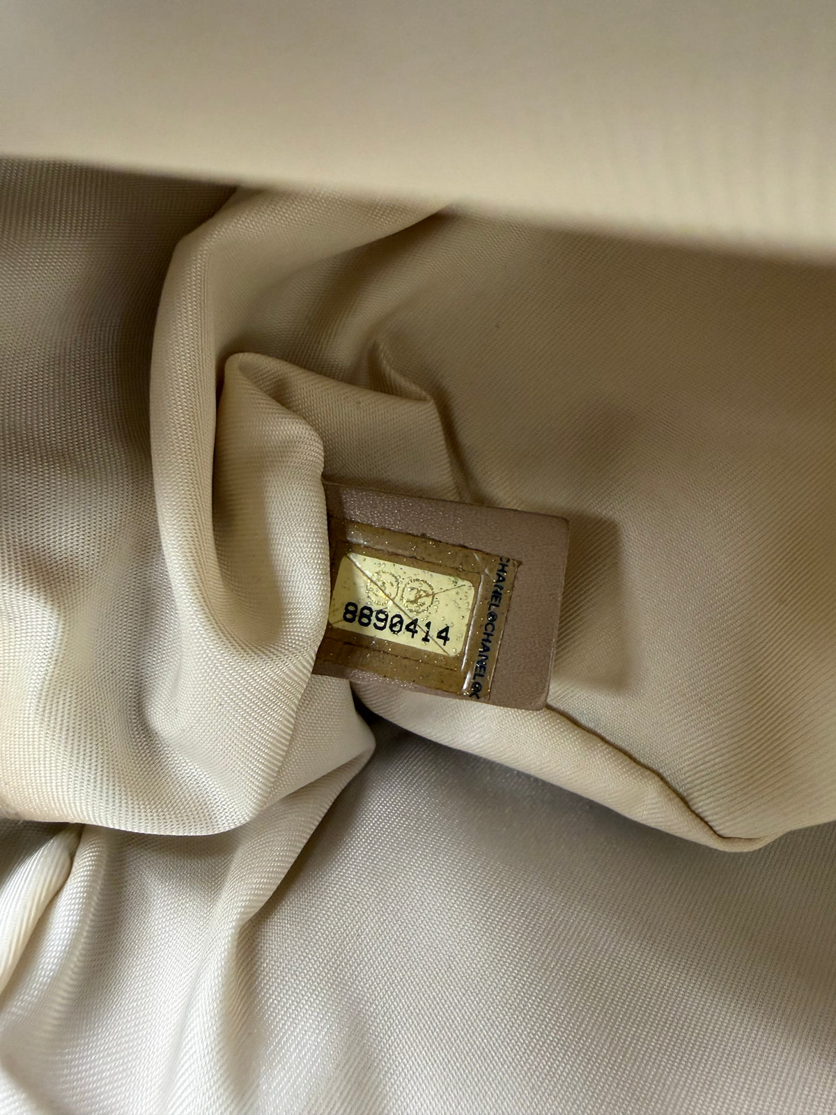 2003 Chanel ‘Travel Ligne’ Mini Tan Bowling Bag