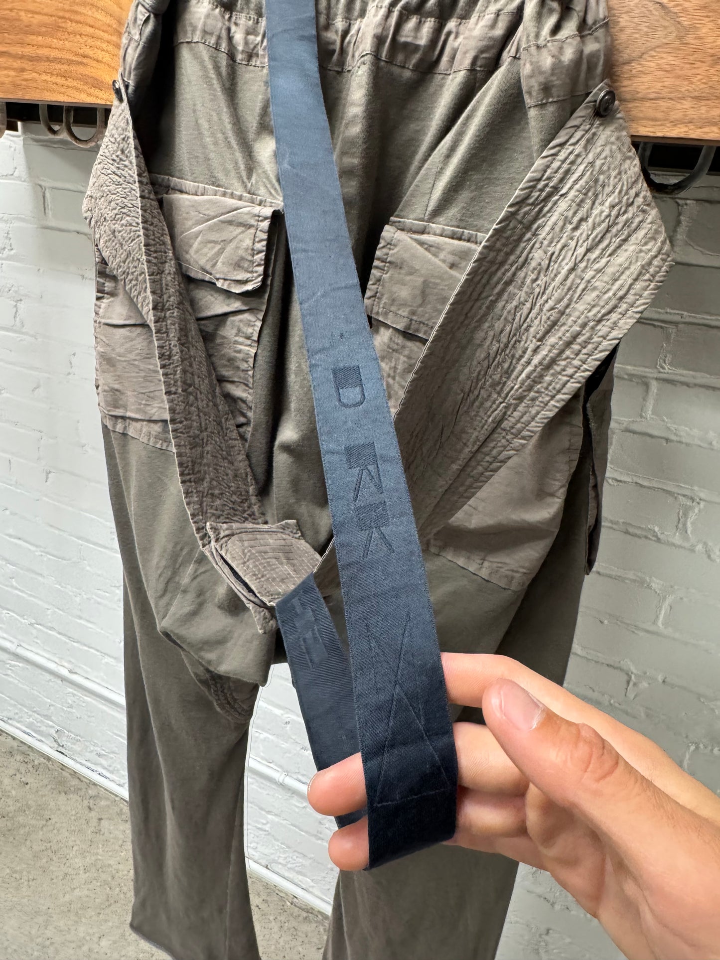 AW2007 Rick Owens ‘Exploder’ Creatch Dust Cargo Pants