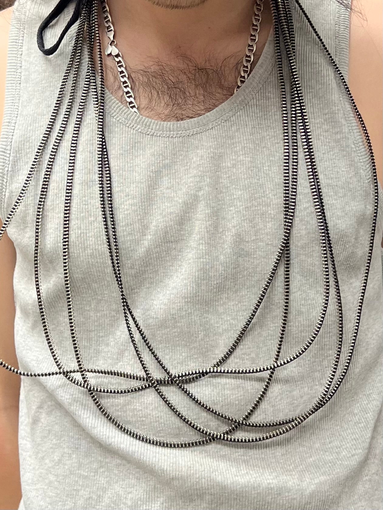 SS2010 Ann Demeulemeester Zipper Necklace