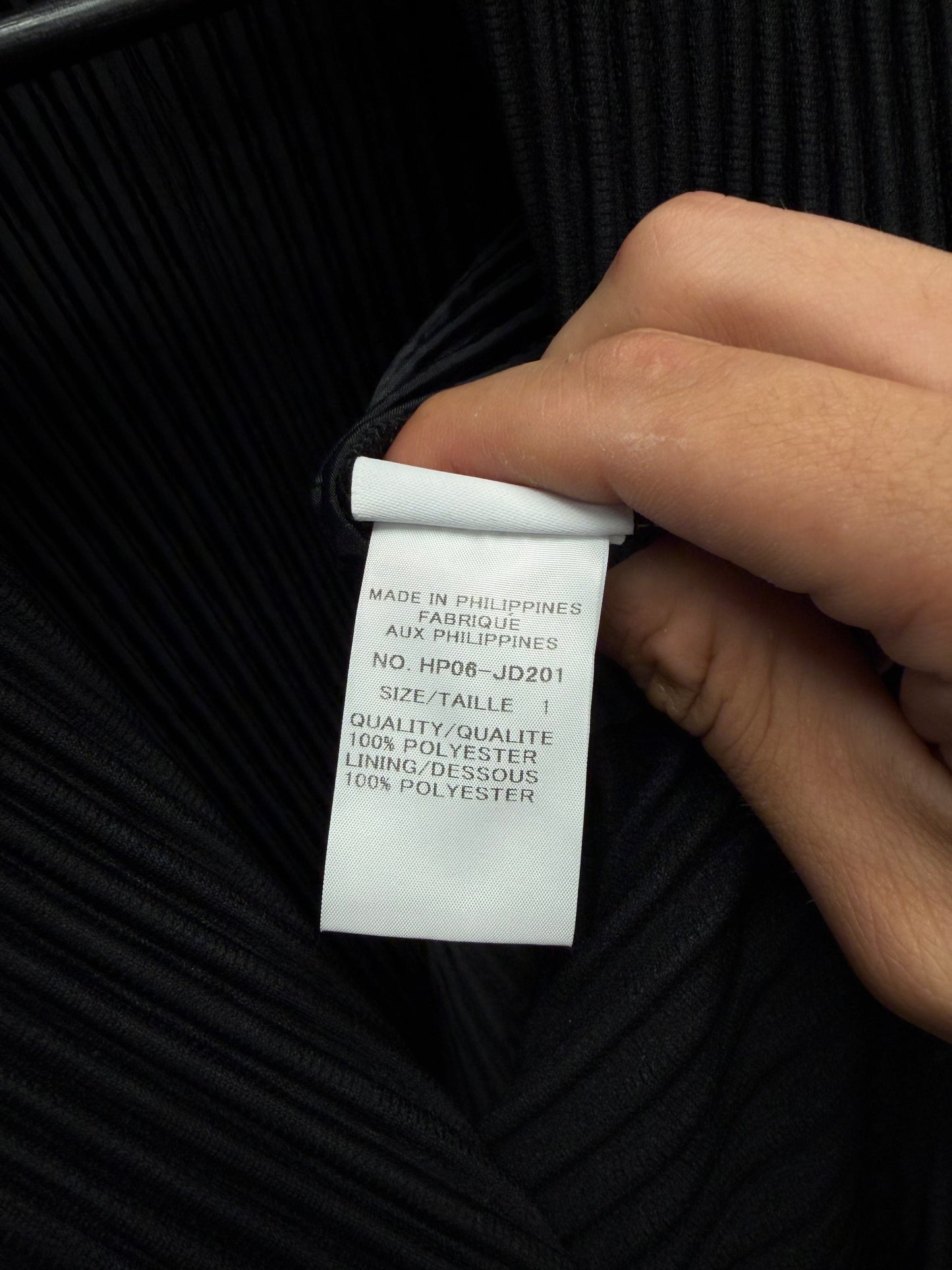 Issey Miyake Homme Plisse Pleated Black Blazer