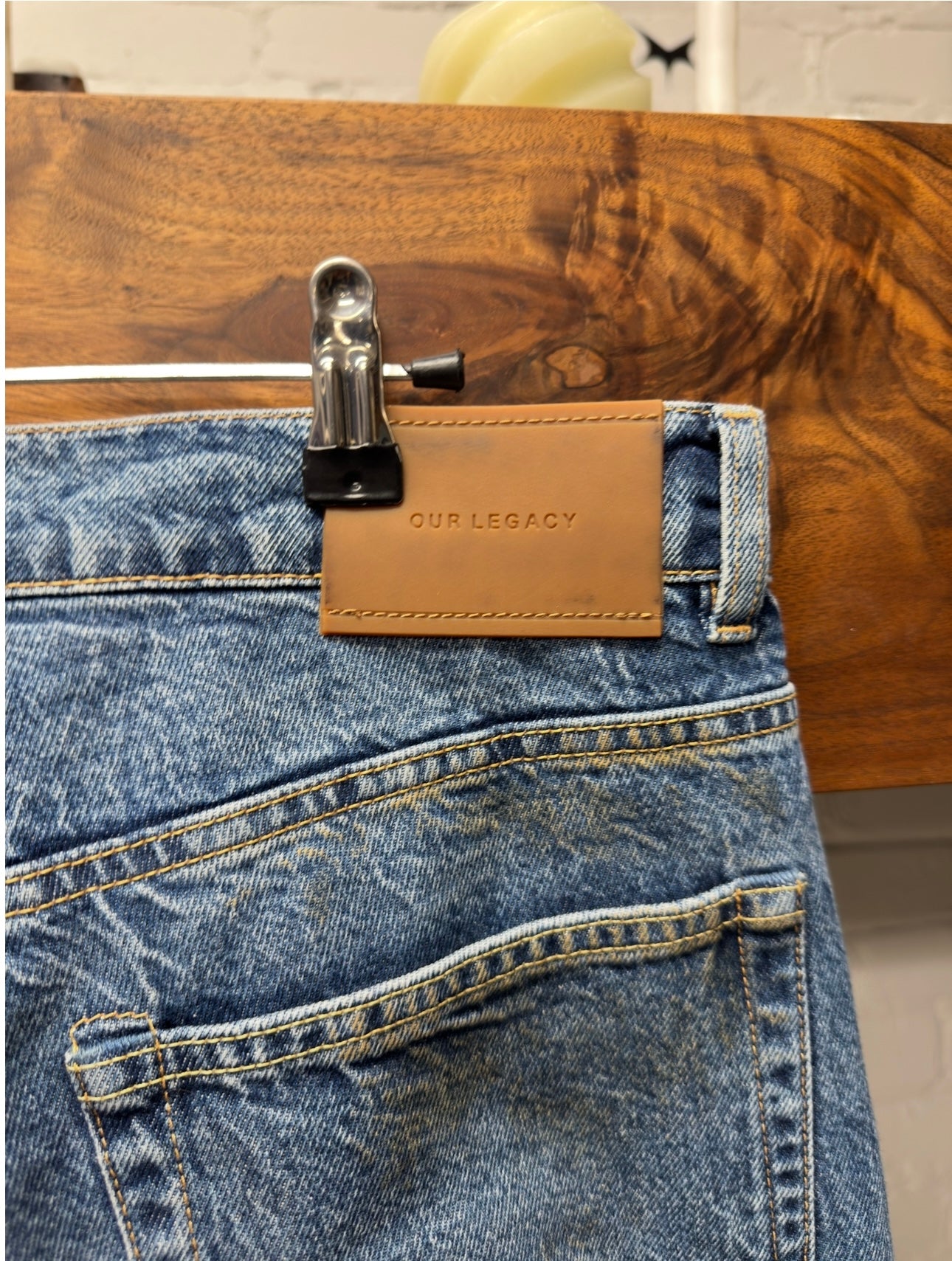 Our Legacy Dirt Wash Blue ‘3rd Cut’ Bootcut Wide Denim