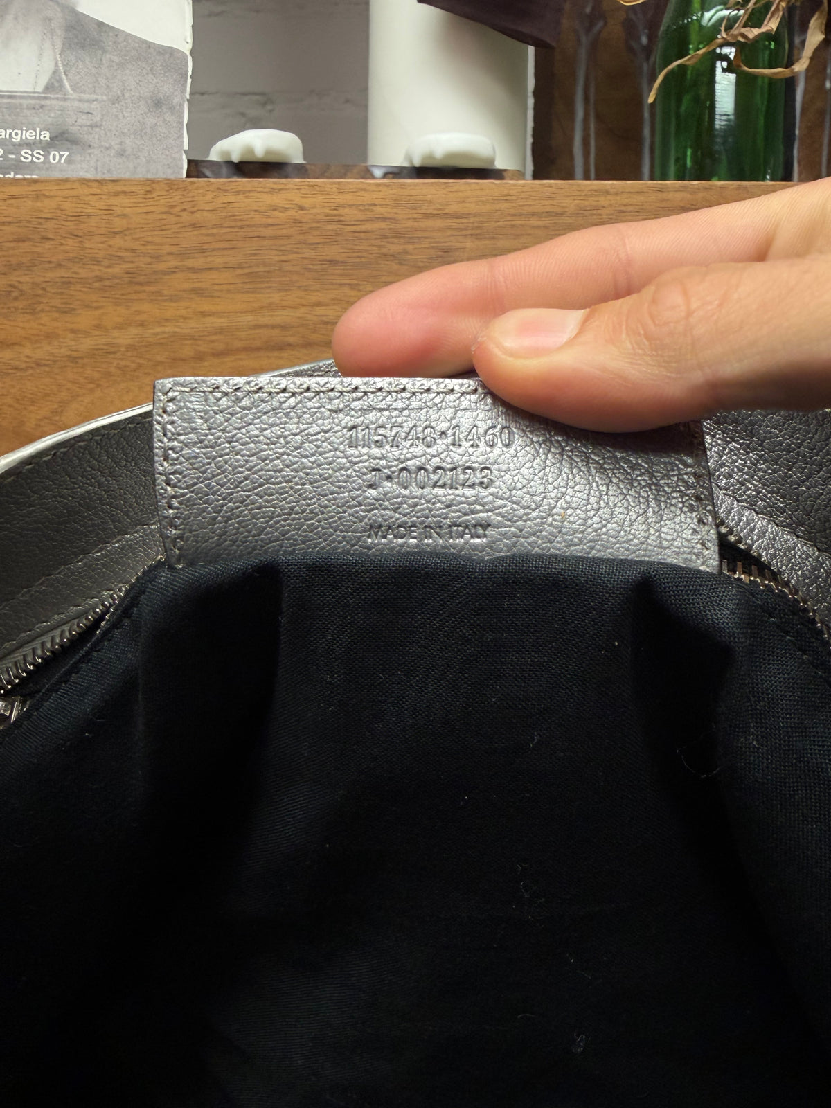Balenciaga Metallic Silver ‘City Bag’ Classic Size with Silver Hardware