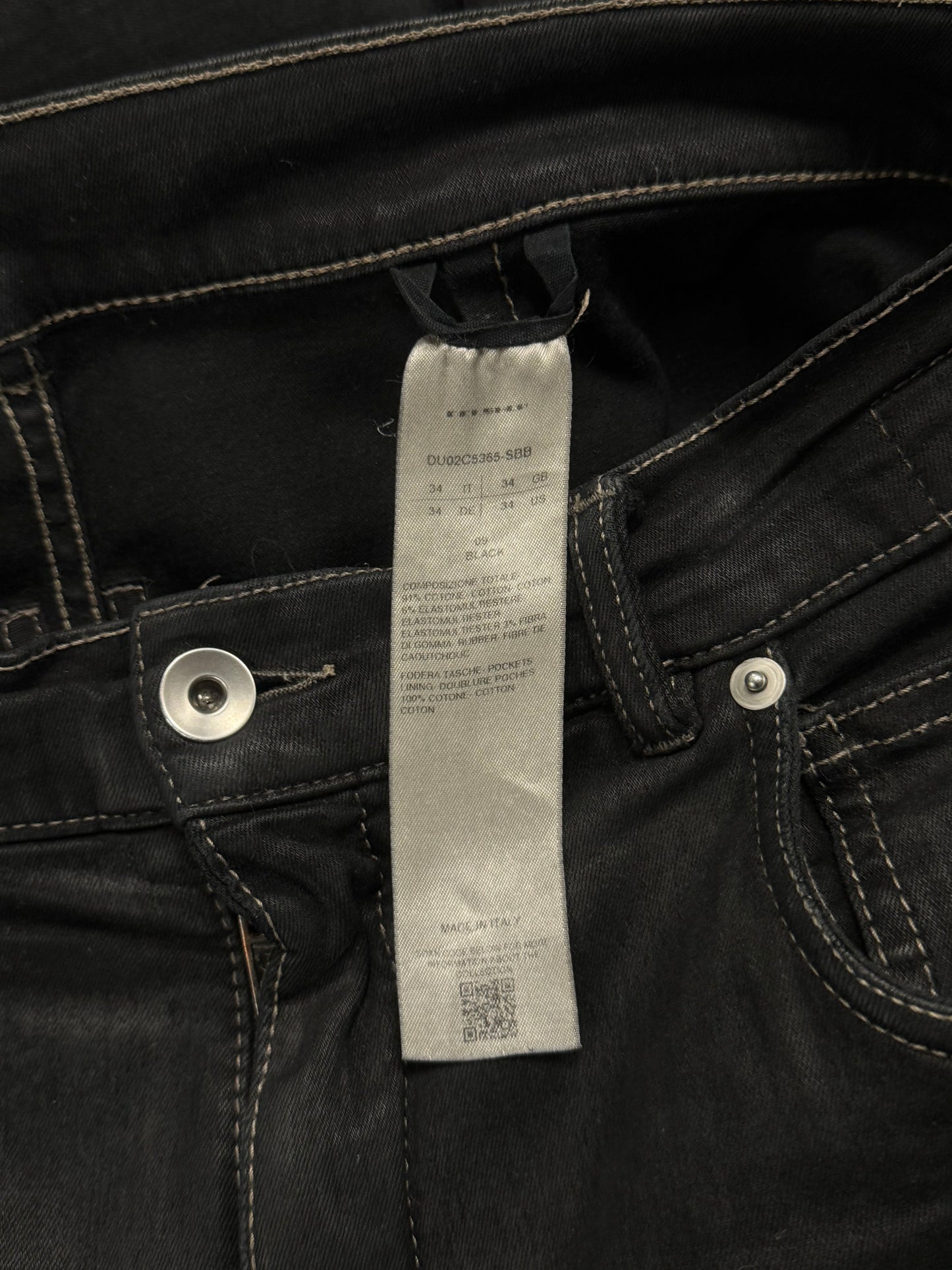 Rick Owens ‘Bolans’ Bootcut Waxed Black Flared Denim