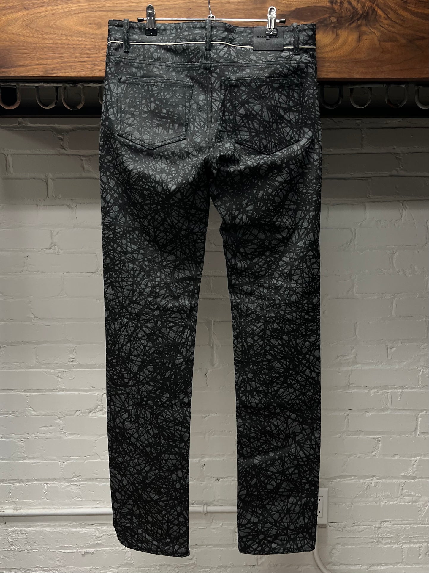 AW2013 Balenciaga ‘Scratch Lines’ Denim