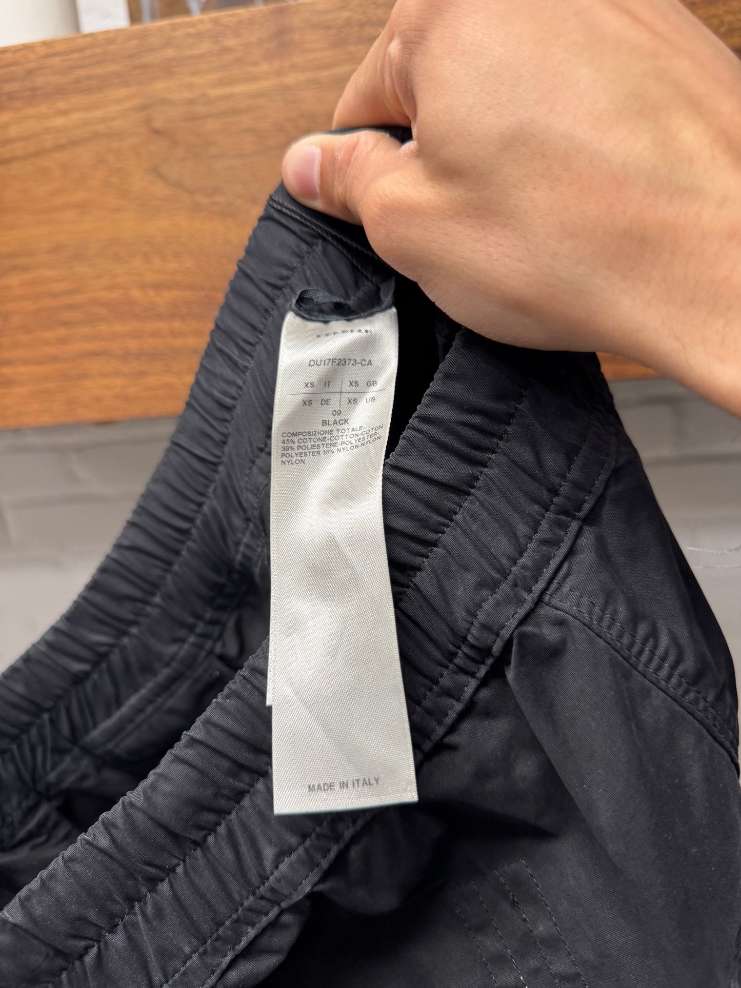 Rick Owens 3/4 Length Heavy Cotton Drop Crotch Pod Shorts