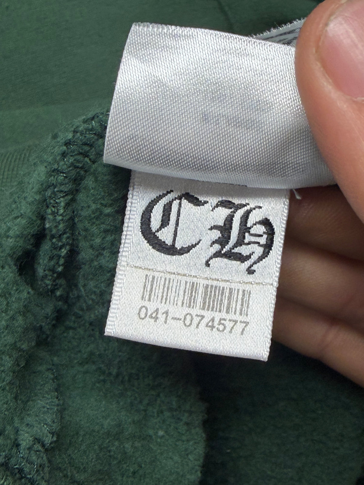 Chrome Hearts ‘T-Bar Logo’ Green/Yellow Pullover Hoodie