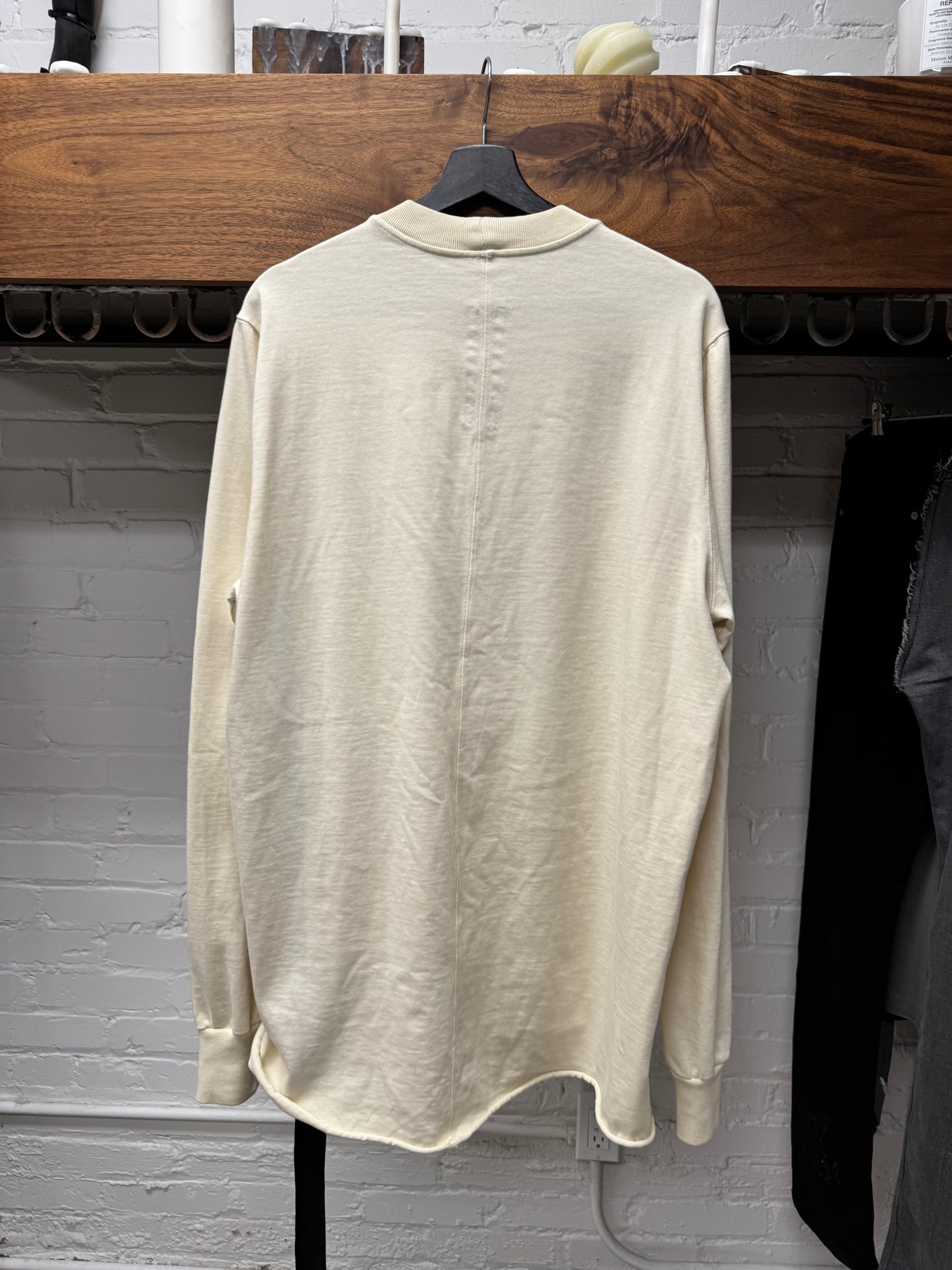 Rick Owens ‘Natural’ Cream White Sweatshirt