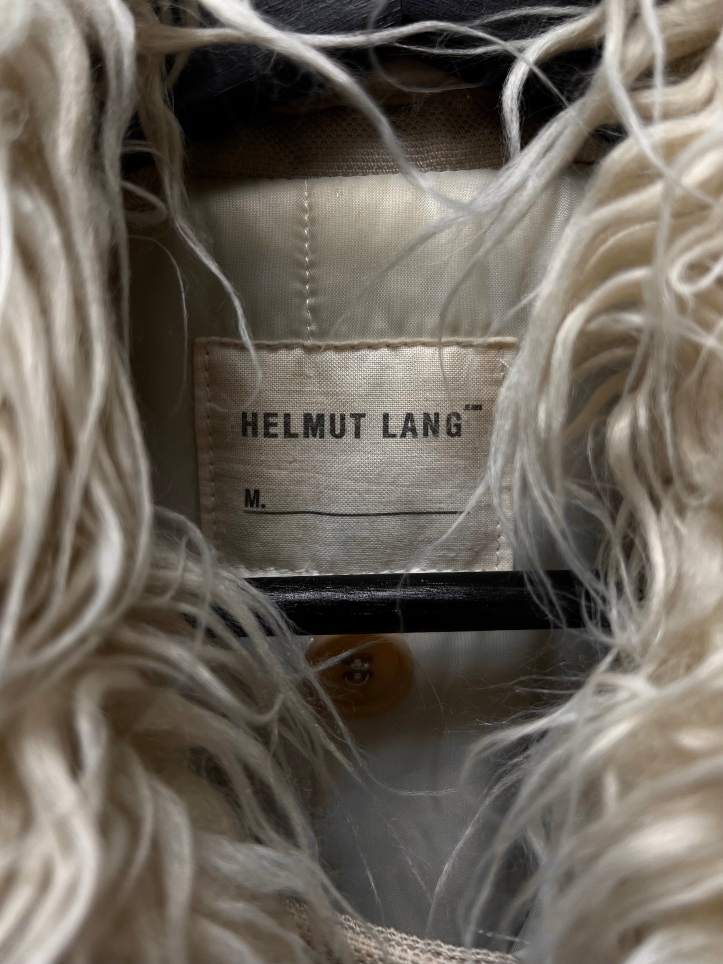 AW1999 Helmut Lang ‘Astro’ Ballistic Nylon Fur Trim Jacket