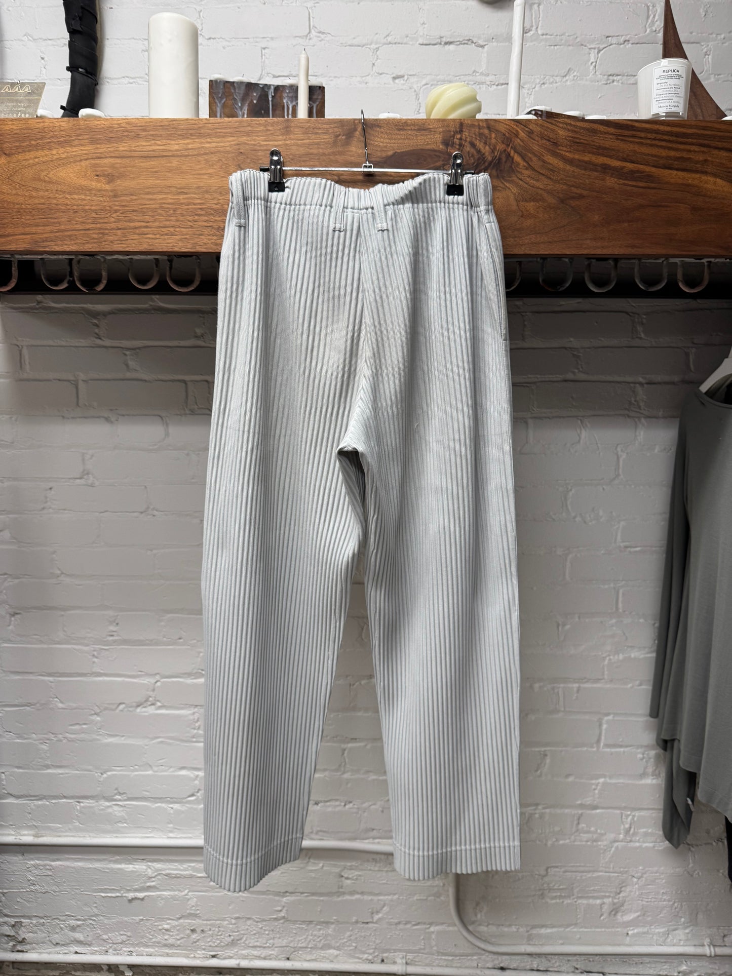 Issey Miyake ‘Homme Plisse’ Grey Wide Leg Pants